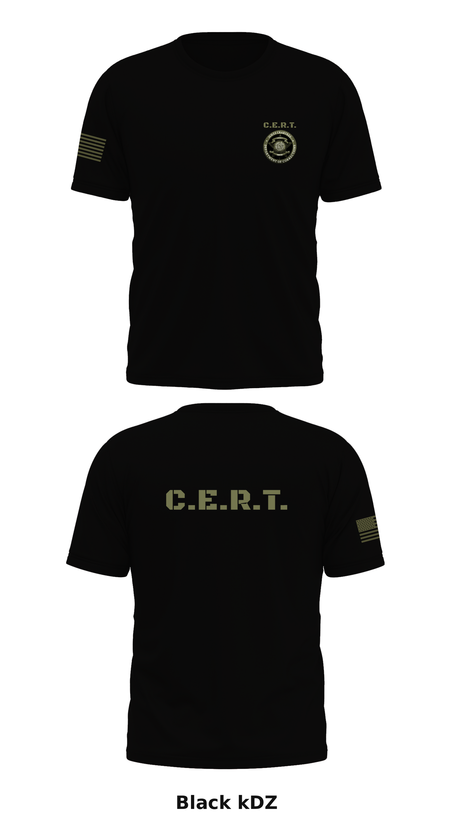C.E.R.T. Store 1 Core Men's SS Performance Tee - kDZ
