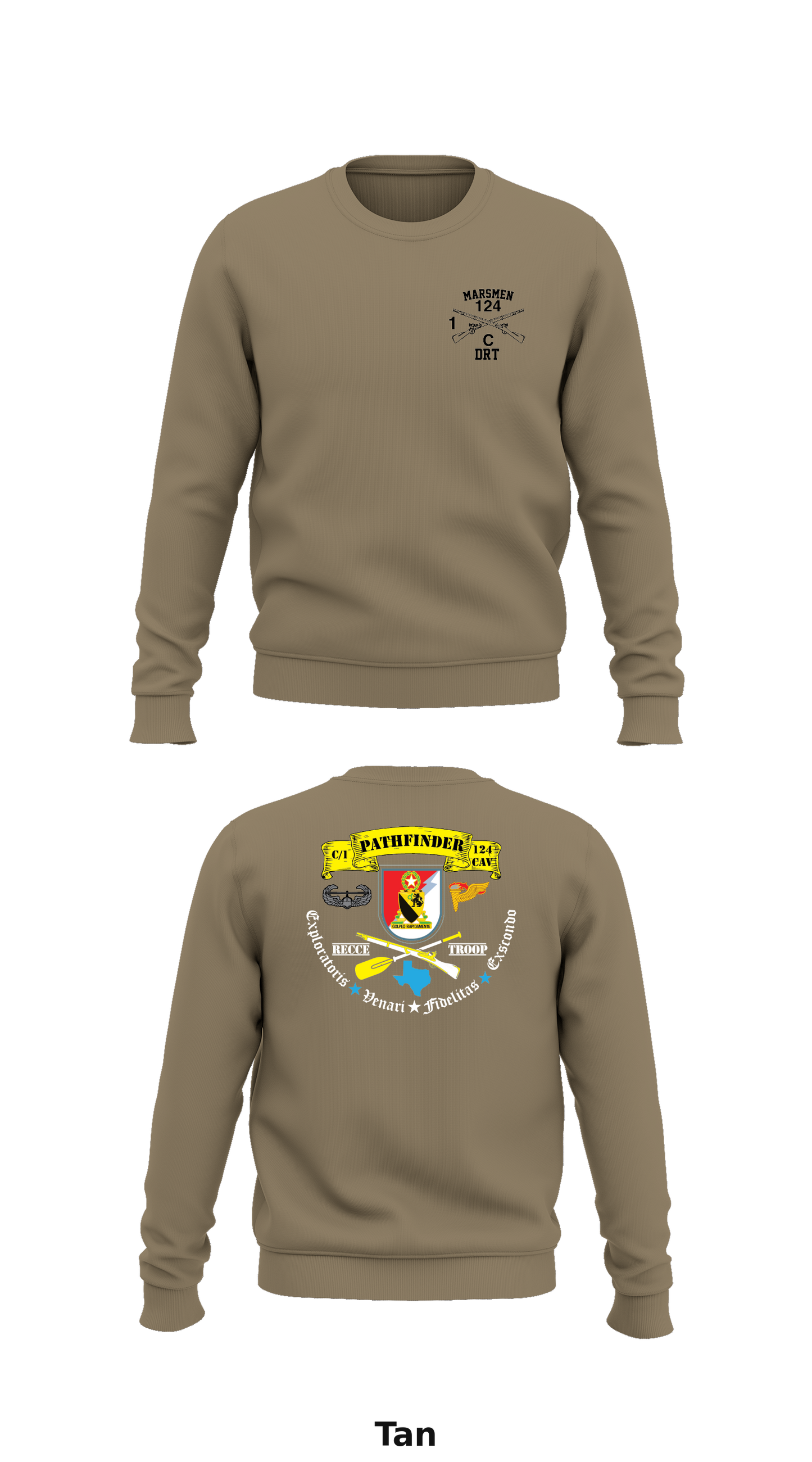 C TRP 1-124 CAV Store 1 Core Men's Crewneck Performance Sweatshirt - 39080720520