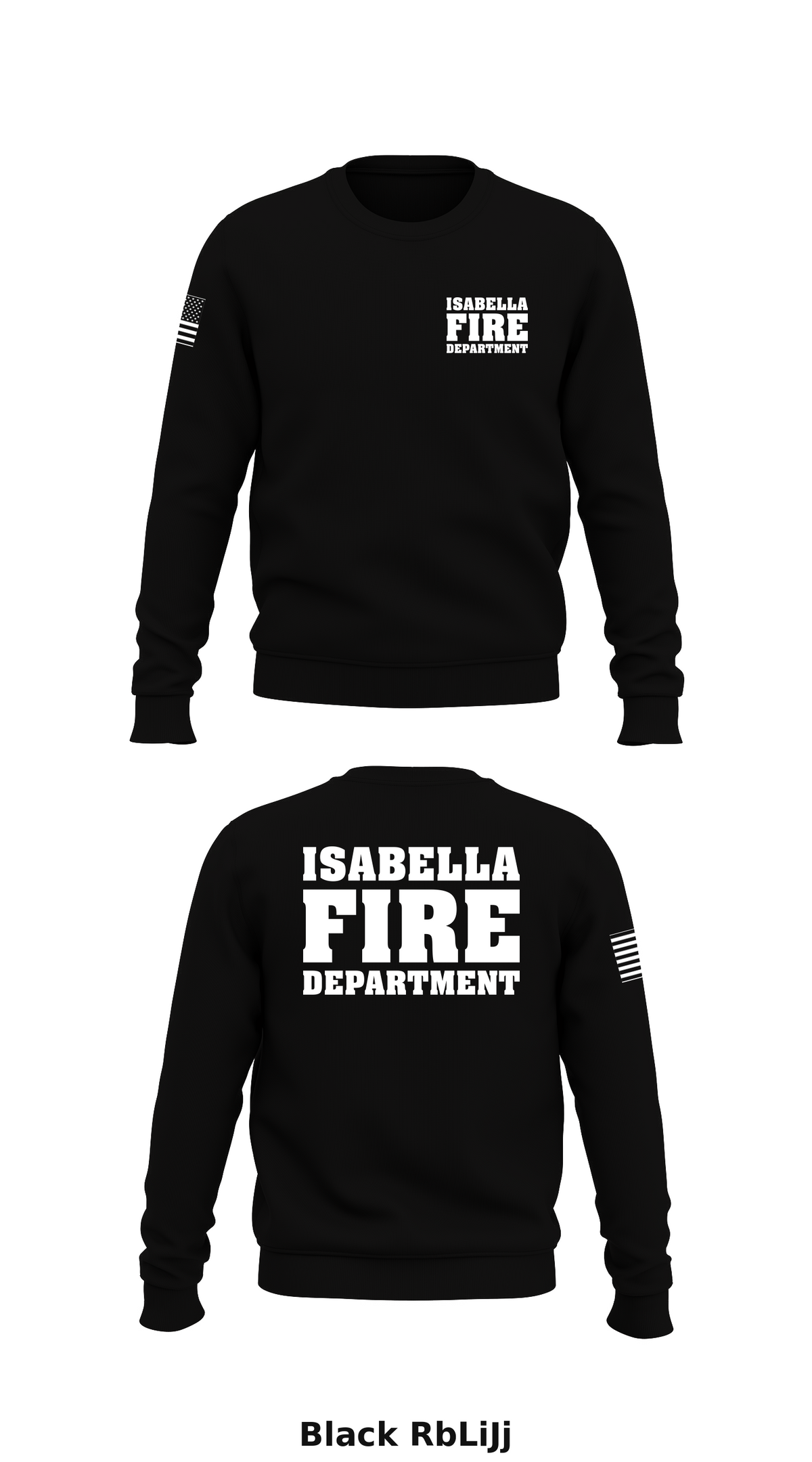 Isabella Fire Department Store 1 Core Men's Crewneck Performance Sweatshirt - RbLiJj