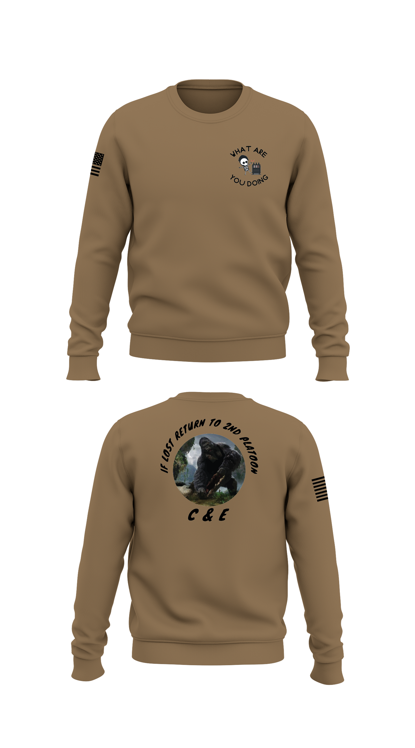 3666th SMC Store 2 Core Men's Crewneck Performance Sweatshirt - 68823176258