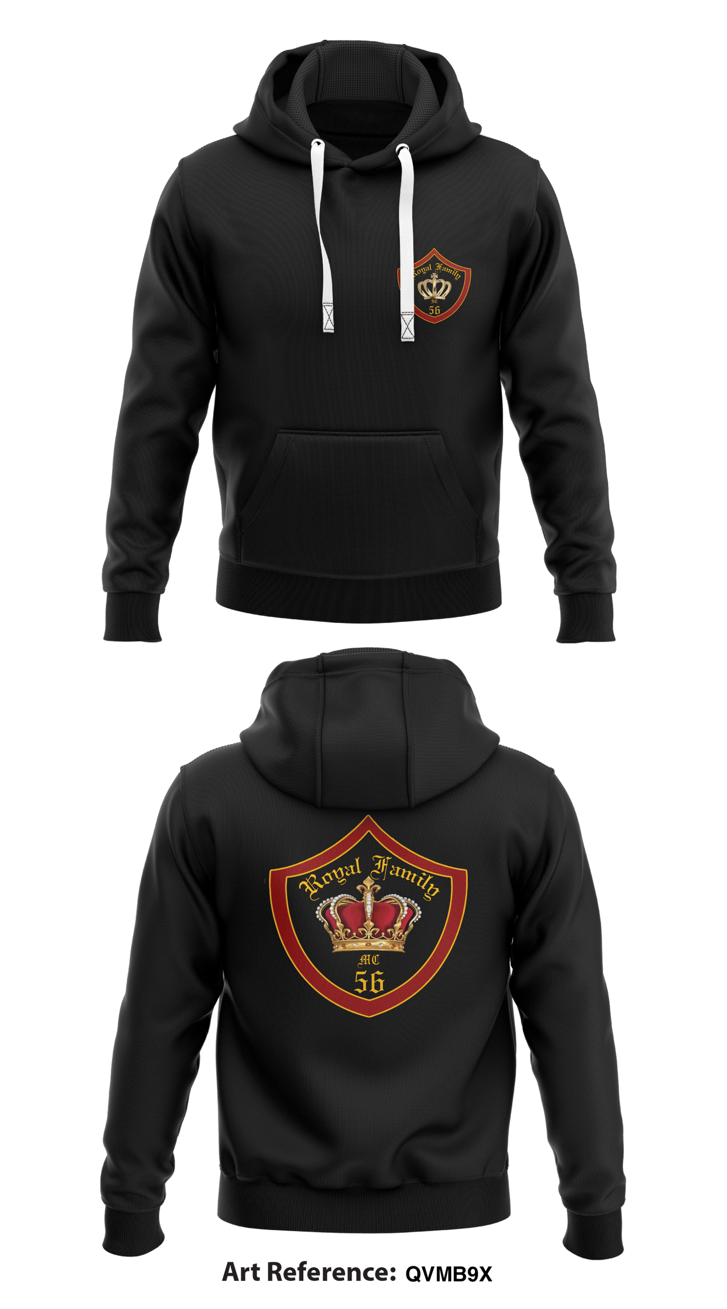 Royal Family MC Store 1 Core Men's Hooded Performance Sweatshirt - qVMB9x