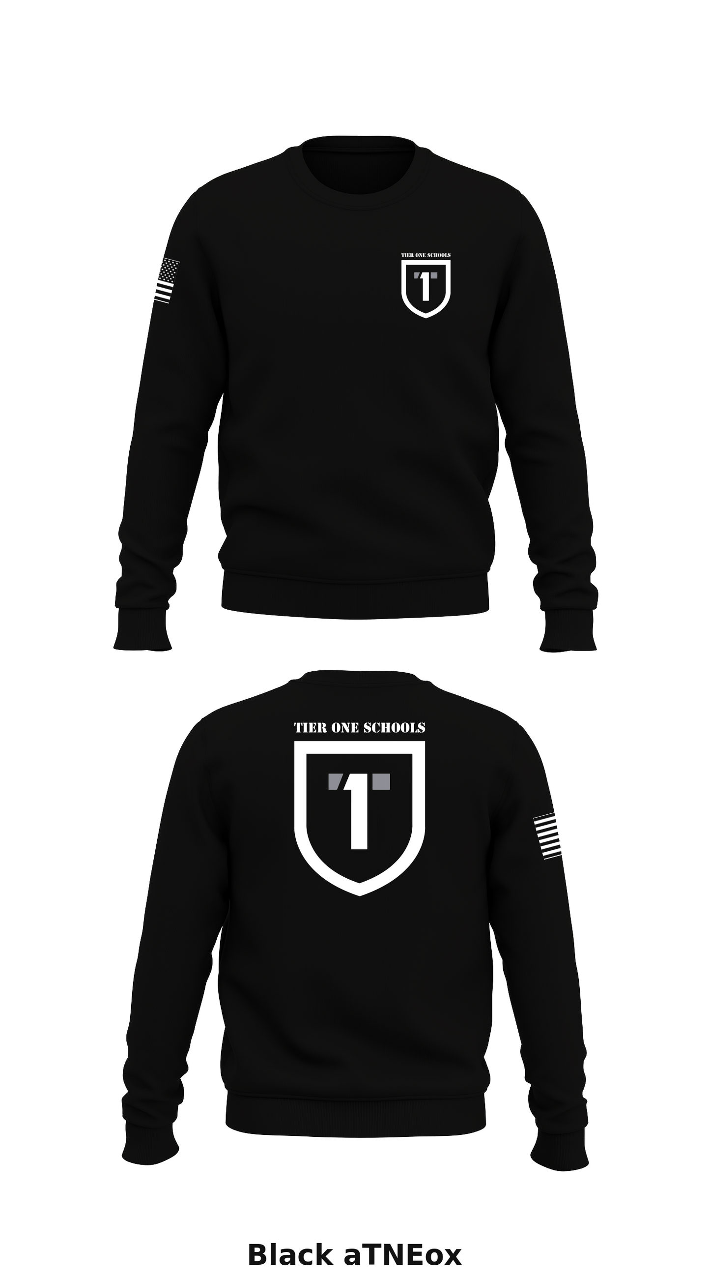 Tier One Schools Store 1 Core Men's Crewneck Performance Sweatshirt - aTNEox