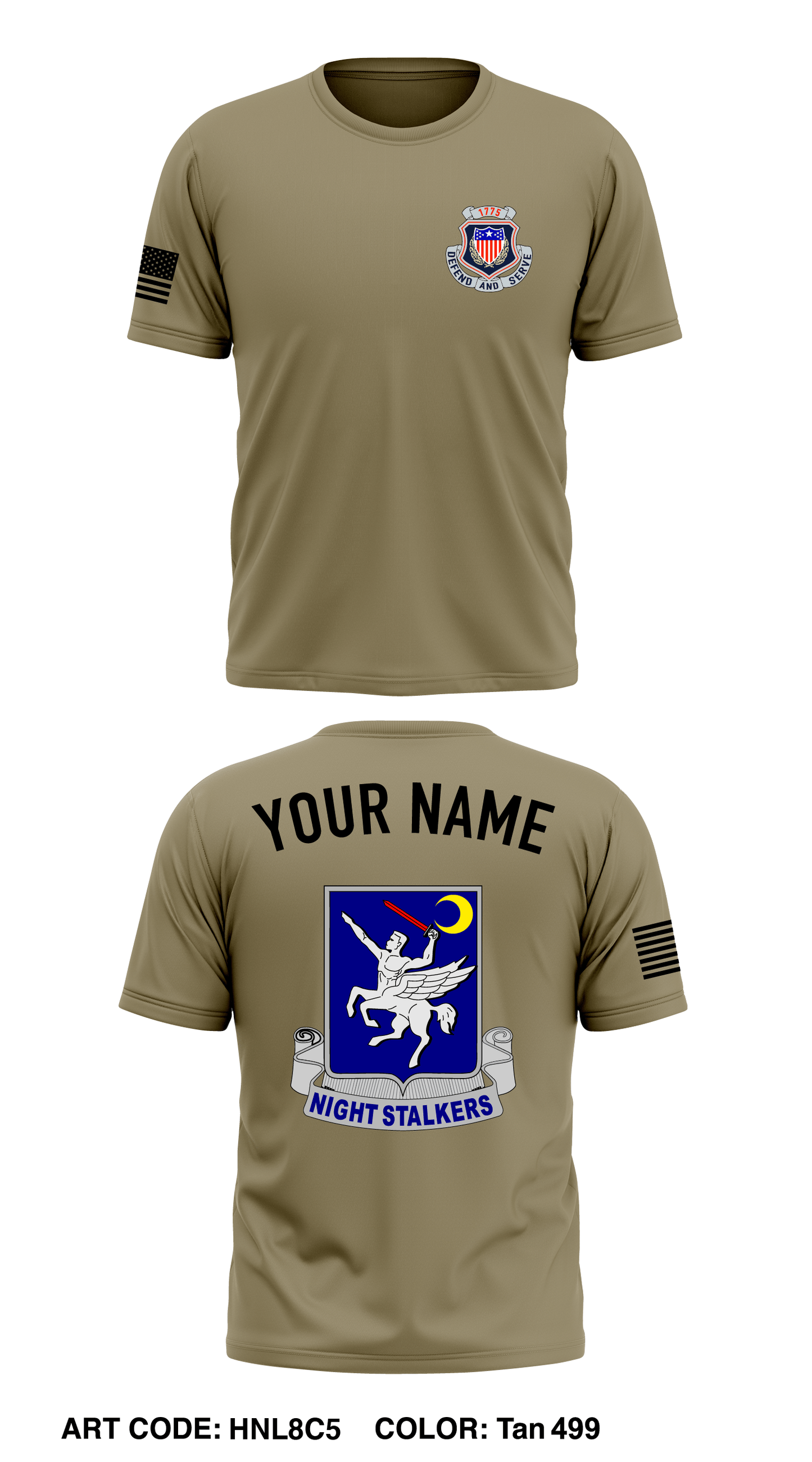 Custom HHC, 160th Special Operation Aviation Regiment (Airborne) Store 1 Core Men's SS Performance Tee - HNL8C5