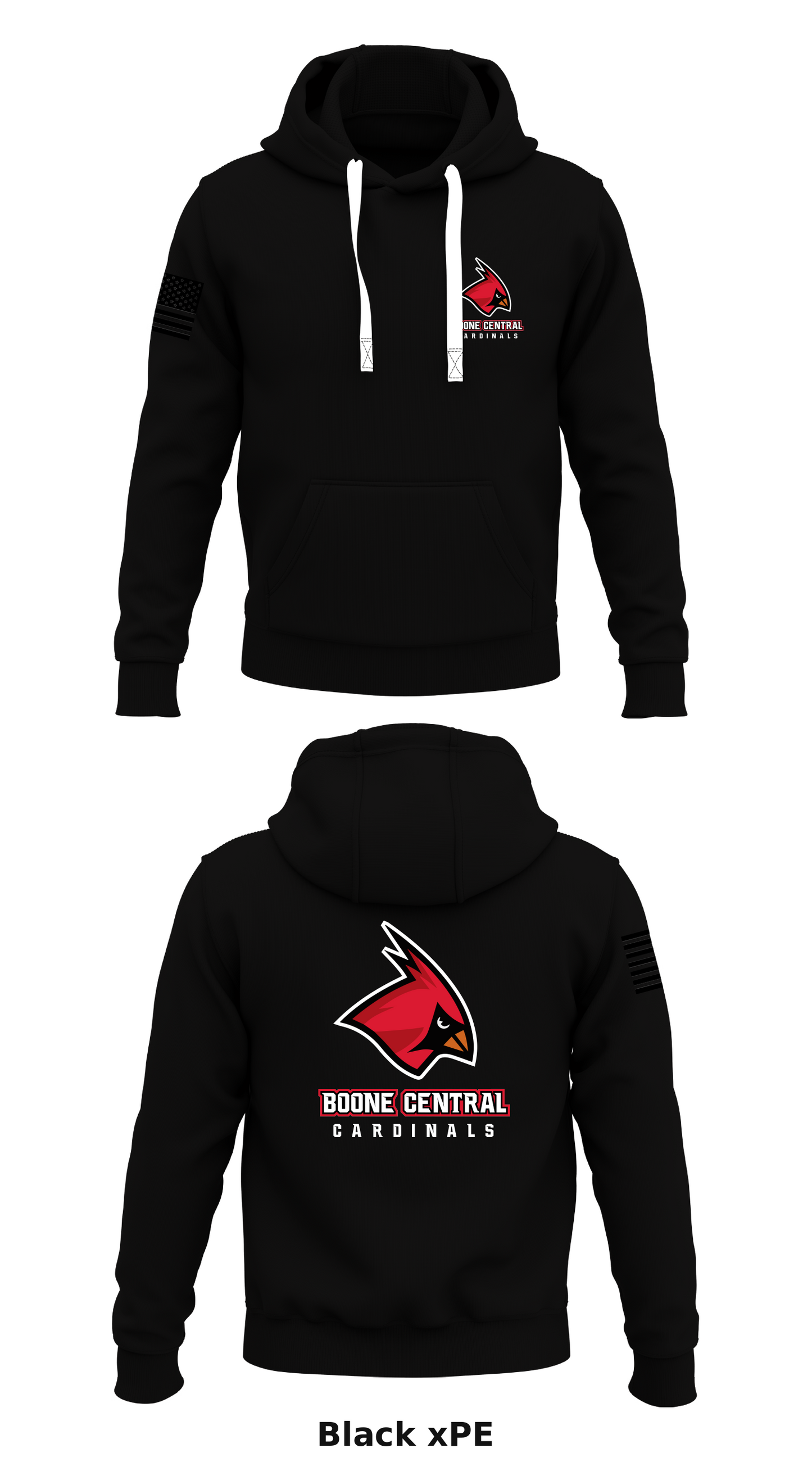 Boone Central Cardinals Store 1 Core Men's Hooded Performance Sweatshirt - xPE