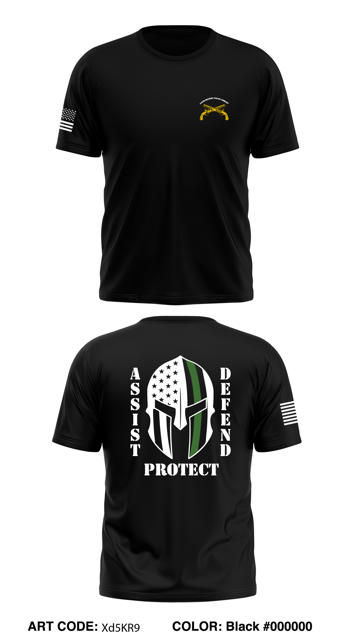 345th Military Police Company Store 1 Core Men's SS Performance Tee - Xd5KR9