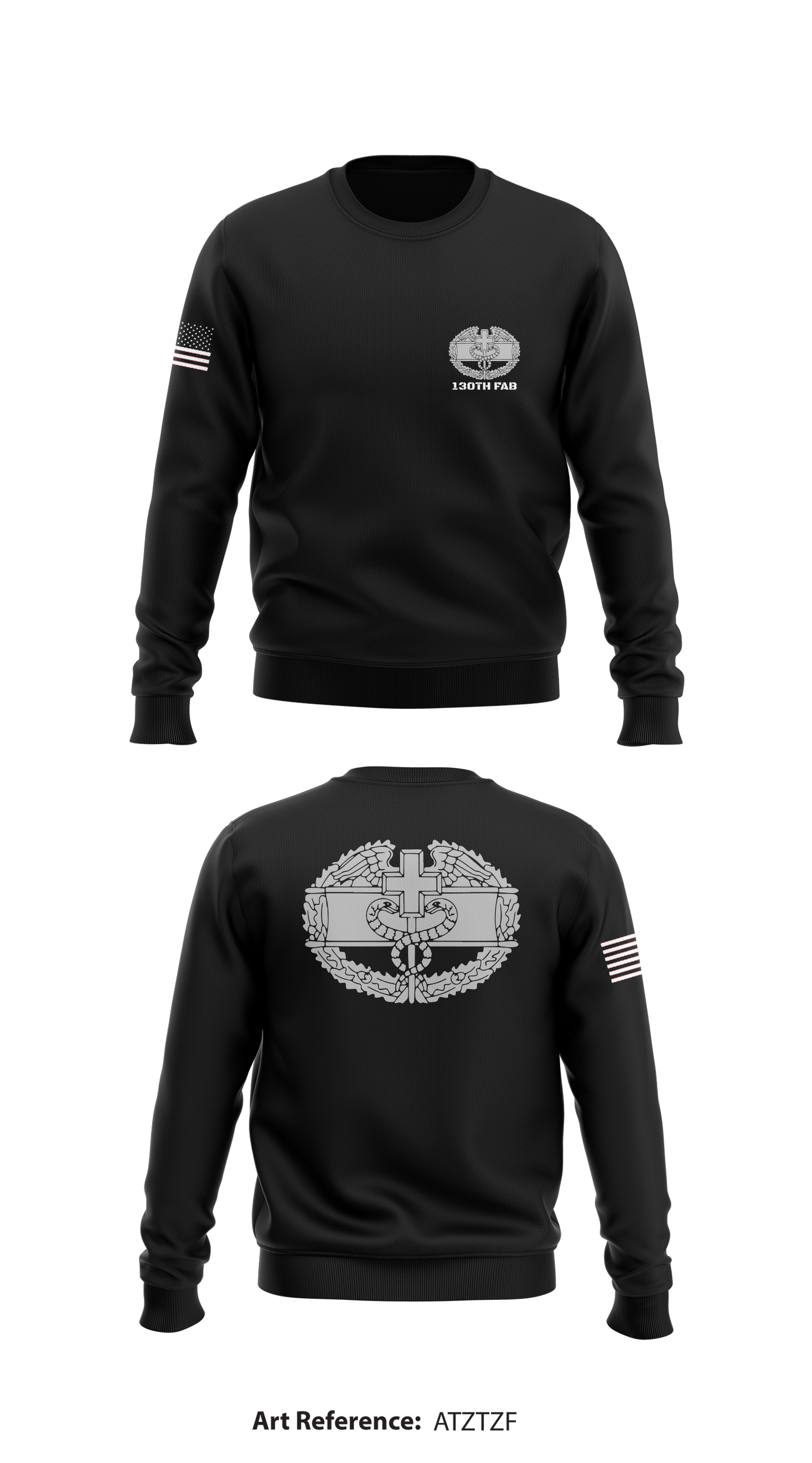 130th FAB Store 1 Core Men's Crewneck Performance Sweatshirt - aTzTZf