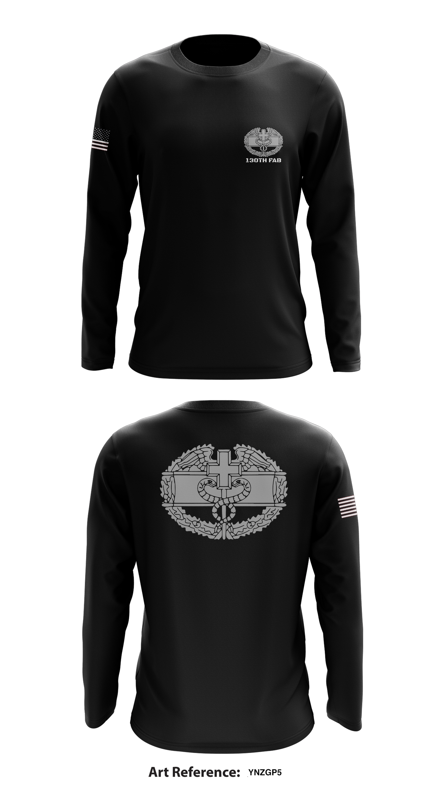 130th FAB Store 1 Core Men's LS Performance Tee - yNZgp5