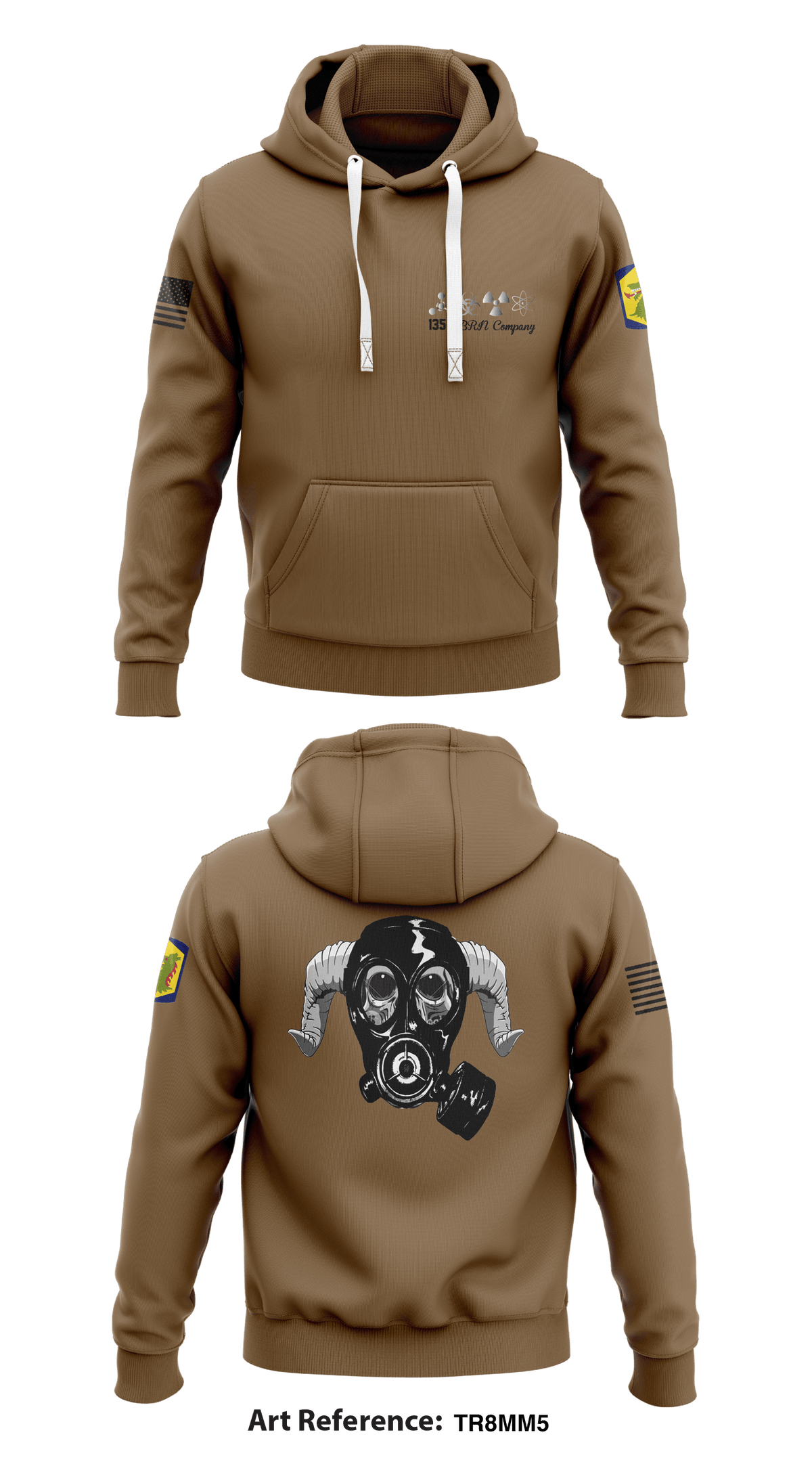 135th Chemical Company Store 1 Core Men's Hooded Performance Sweatshirt - TR8mM5