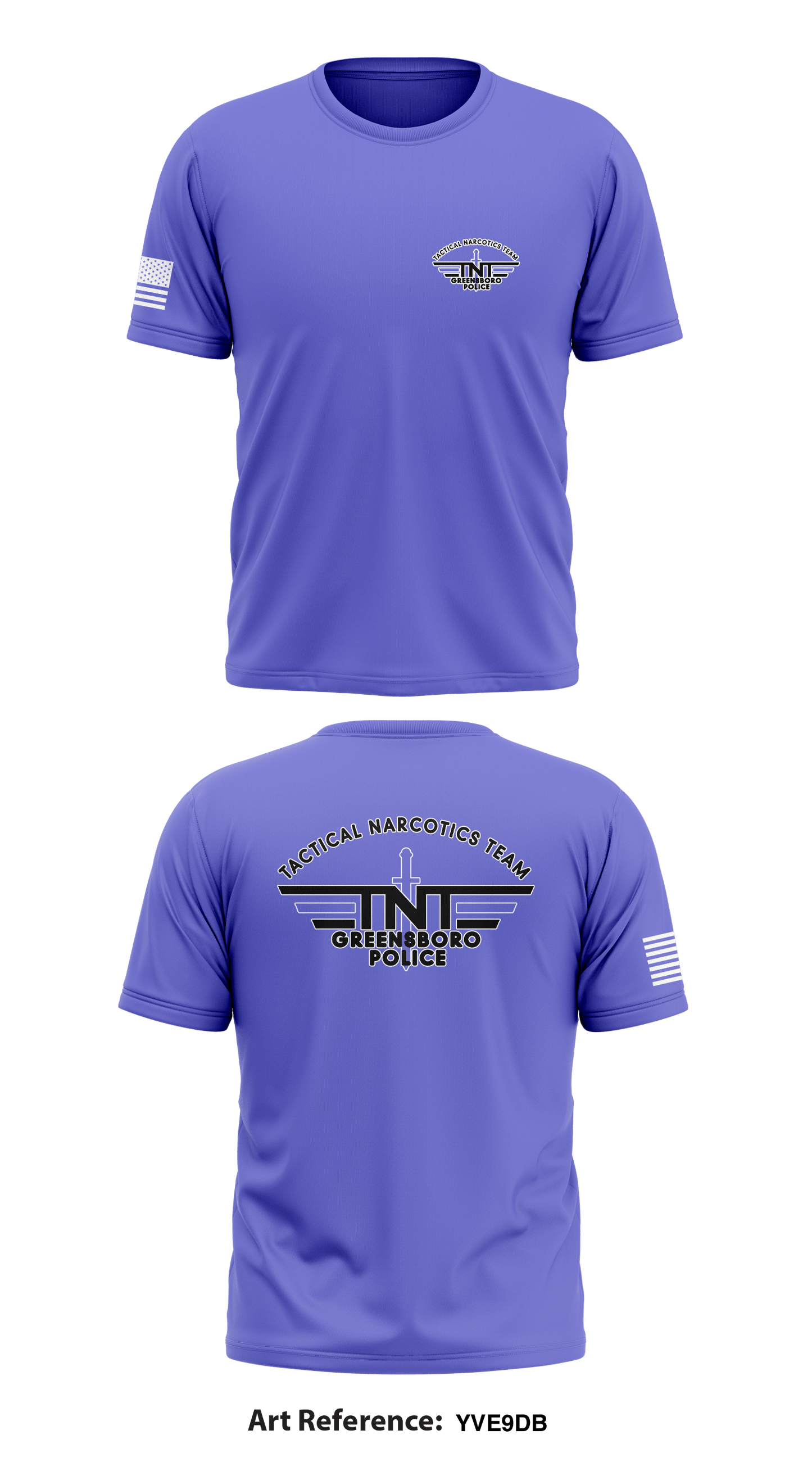 Tactical Narcotics Team Squad B Store 1 Core Men's SS Performance Tee - yVe9dB