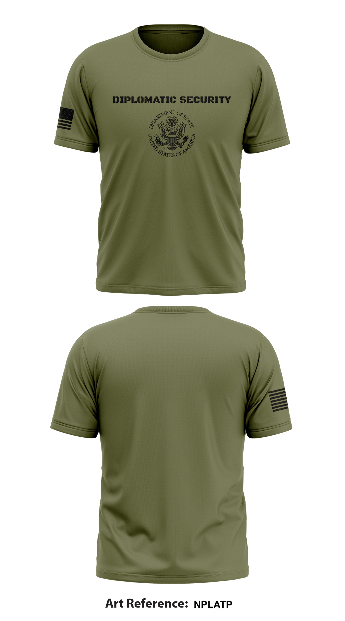 Diplomatic Security Service Store 1 Core Men's SS Performance Tee - nPLaTp