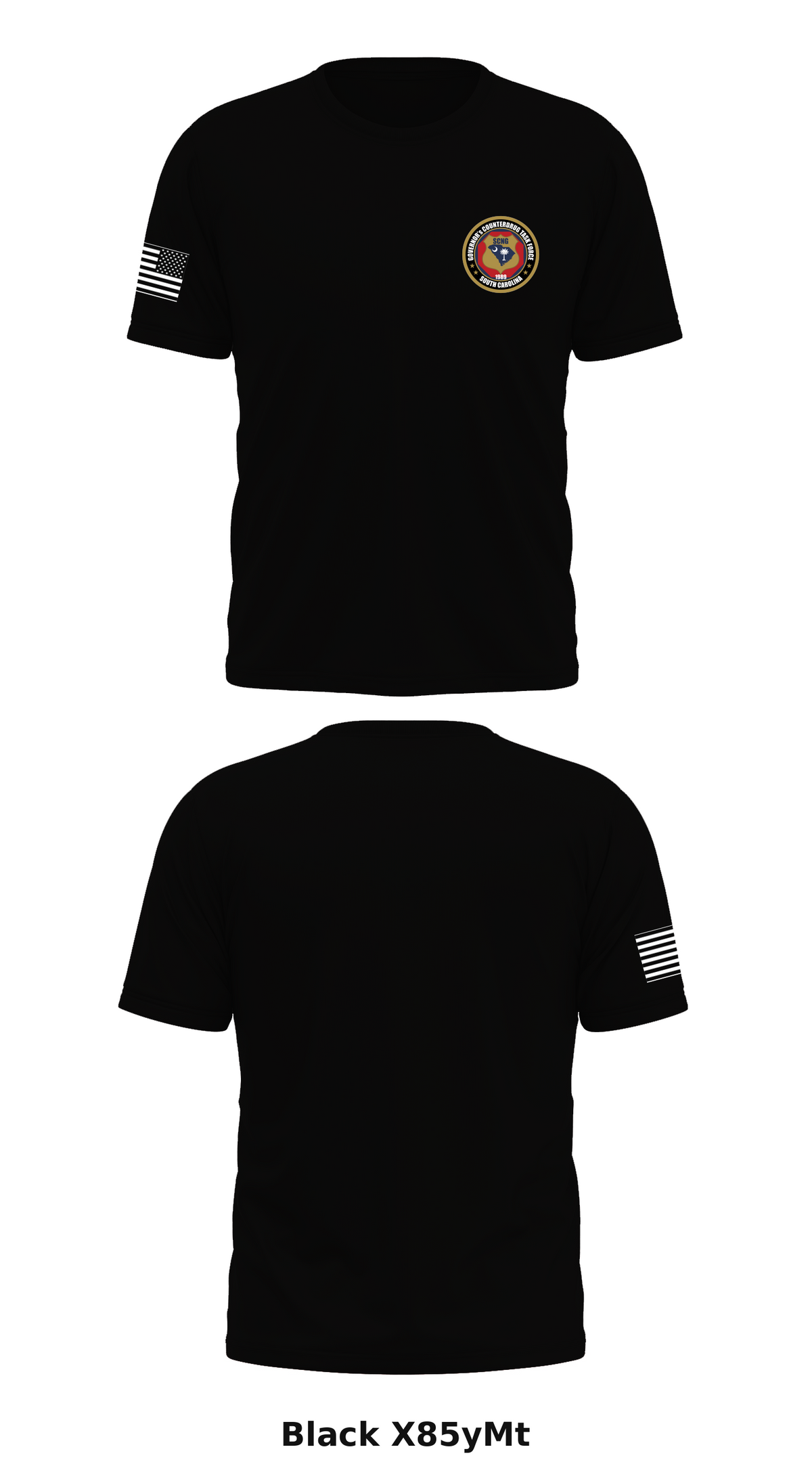 South Carolina Counterdrug Task Force Store 1 Core Men's SS Performance Tee - X85yMt