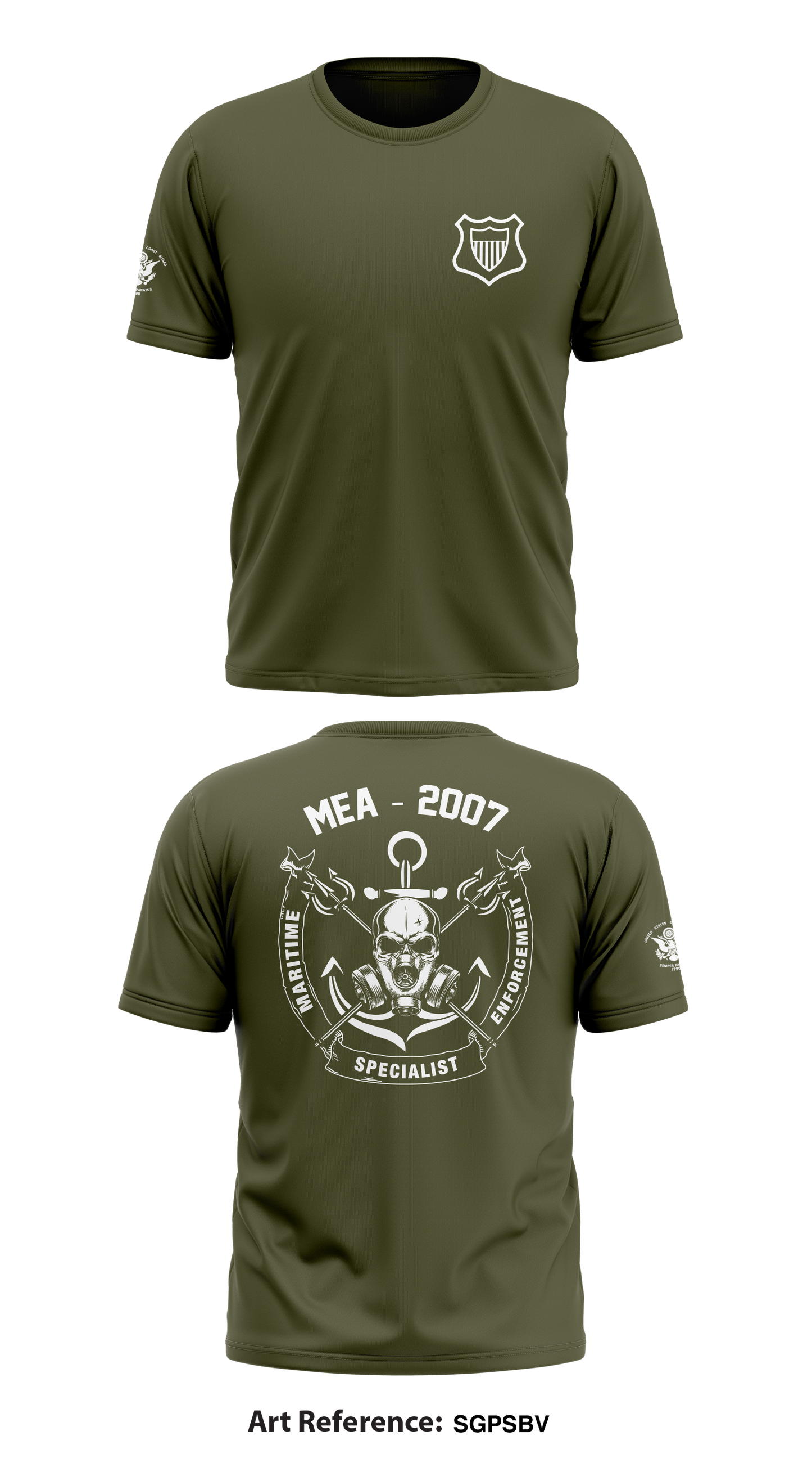 ME A school 2007 Core Men's SS Performance Tee - SgPSBV