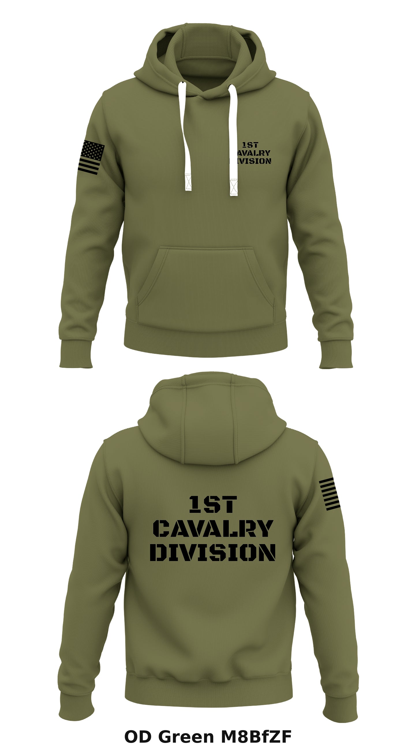 1st Cavalry Division Store 1 Core Men's Hooded Performance Sweatshirt - M8BfZF