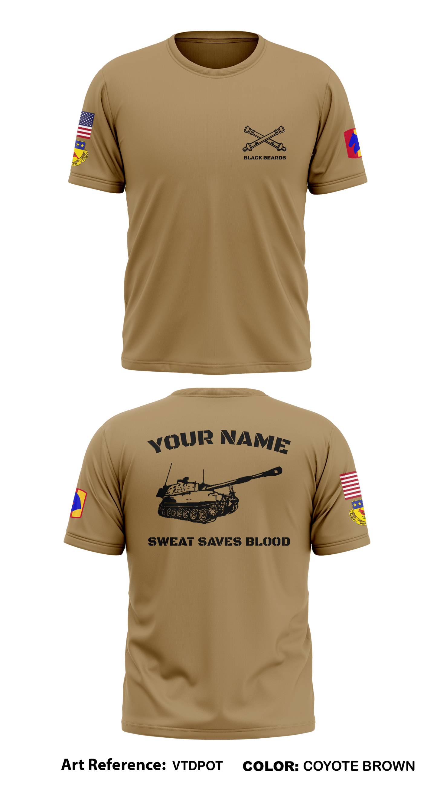 2nd/138th FA BN B BATTERY Store 1 Core Men's SS Performance Tee - VTdPoT