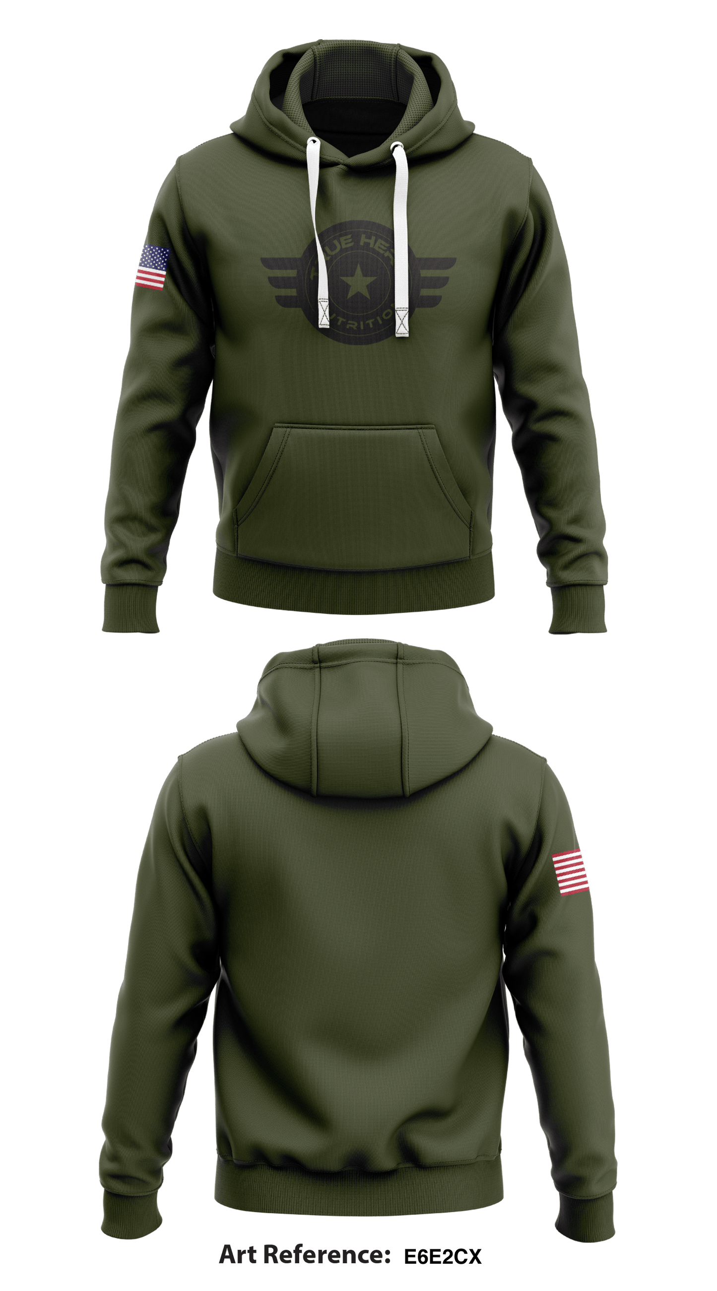True Hero Nutrition Store 1 Core Men's Hooded Performance Sweatshirt - E6e2CX