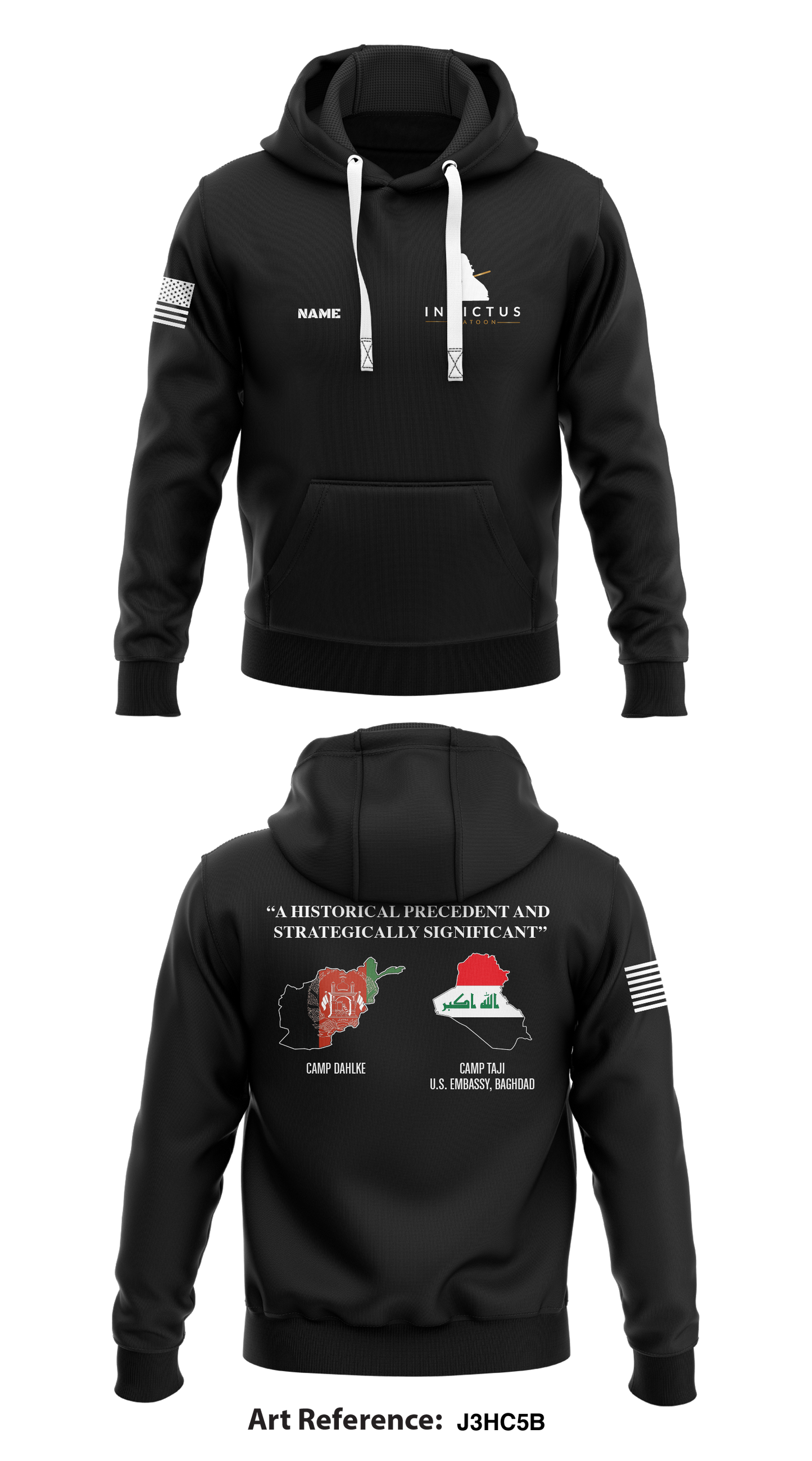 INVICTUS Platoon Store 1 Core Men's Hooded Performance Sweatshirt - J3hC5b