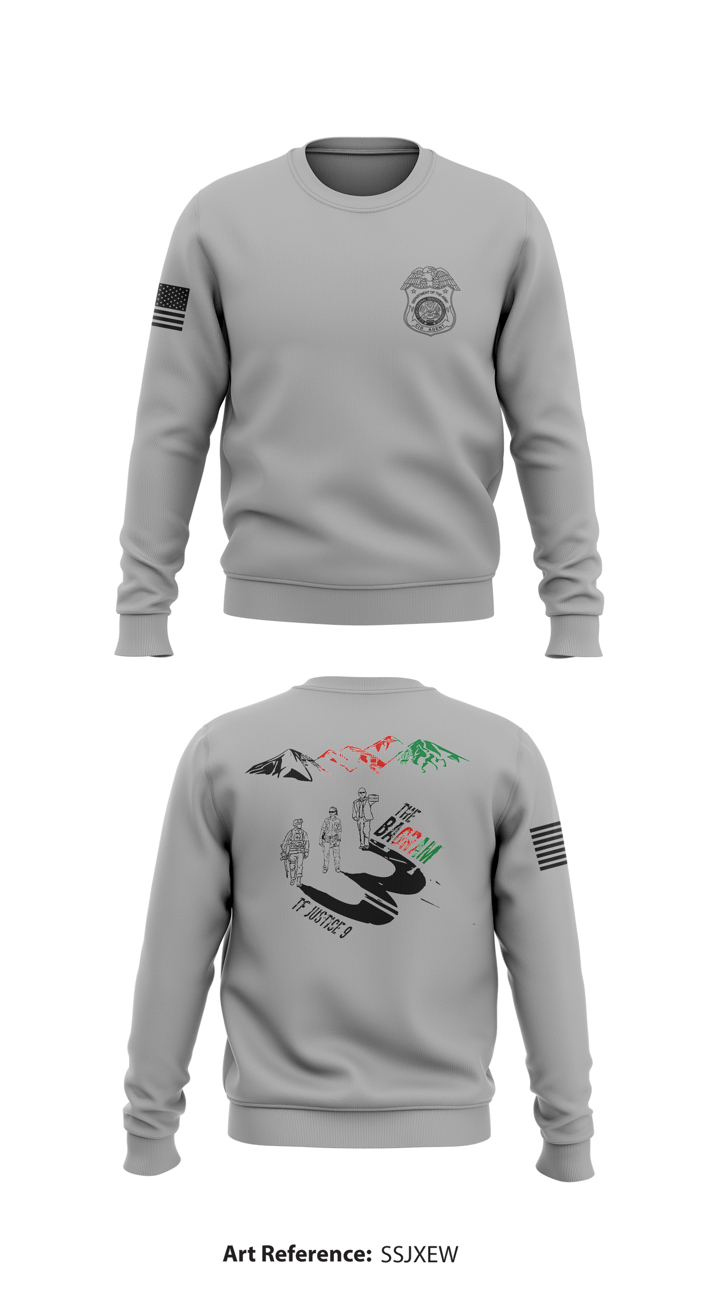TF Justice - Bagram Store 1 Core Men's Crewneck Performance Sweatshirt - ssjXEw