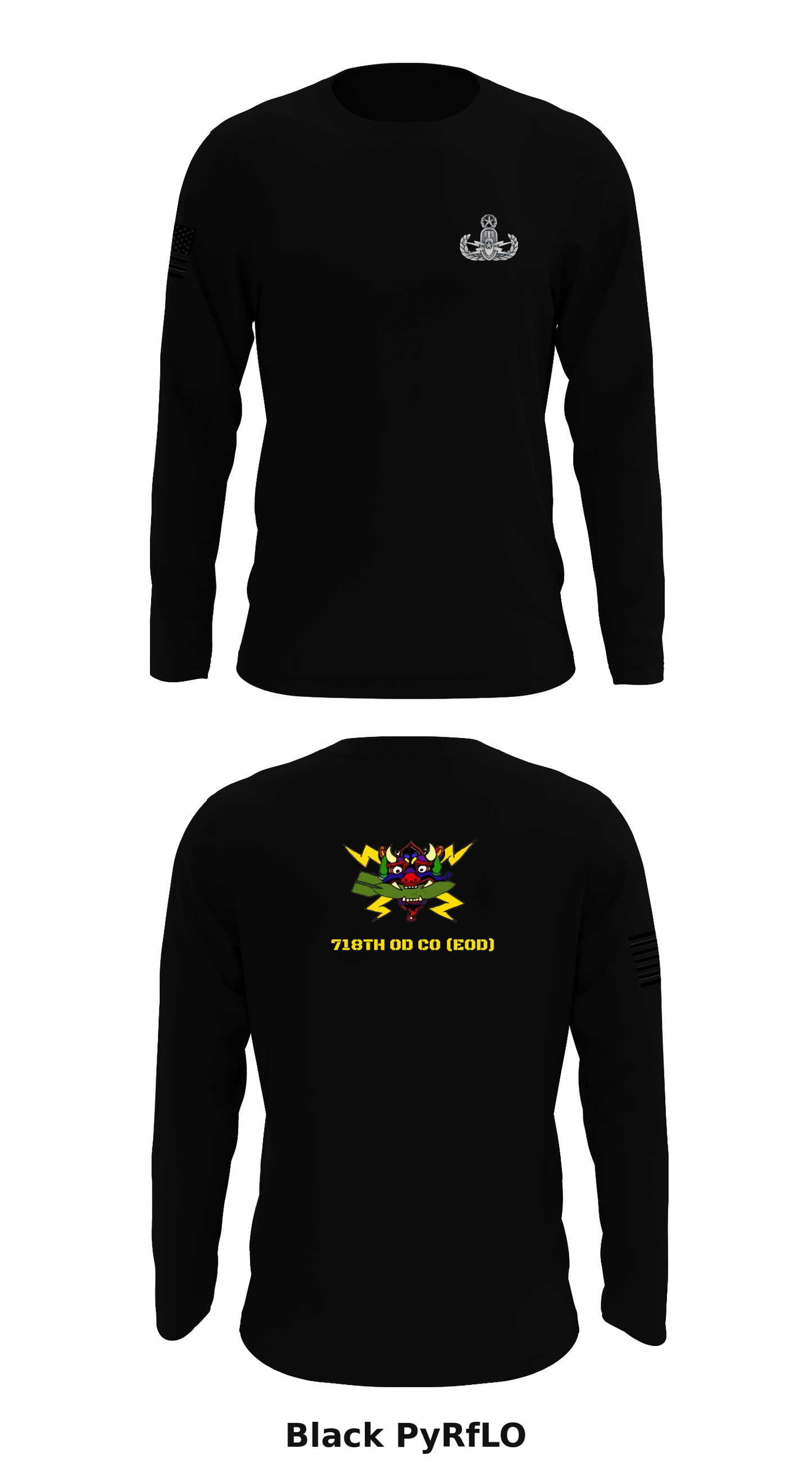 718TH OD CO (EOD) Store 1 Core Men's LS Performance Tee - PyRfLO