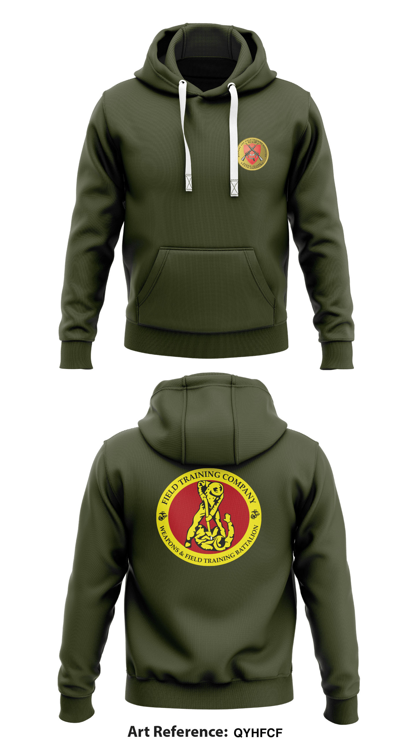 Field Training Company Store 1 Core Men's Hooded Performance Sweatshirt - QYHFCF