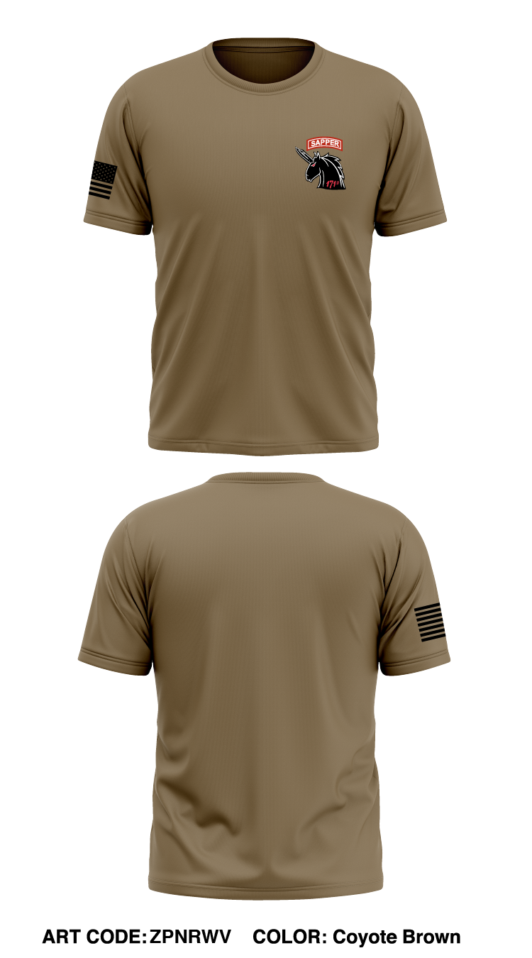 171 Sapper Co Store 1 Core Men's SS Performance Tee - ZPNRWV