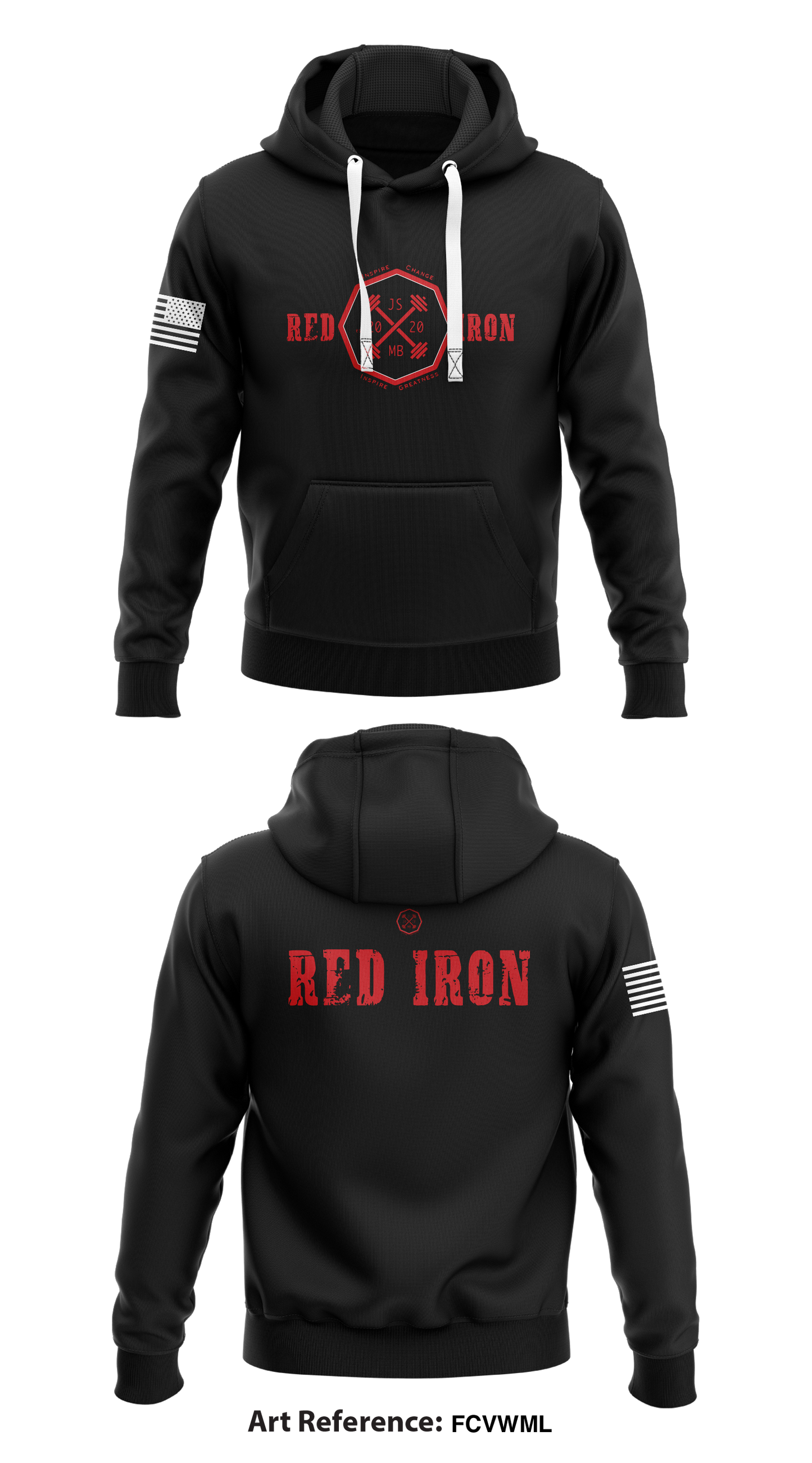 RedIron Fitness Store 1 Core Men's Hooded Performance Sweatshirt - fCvWML