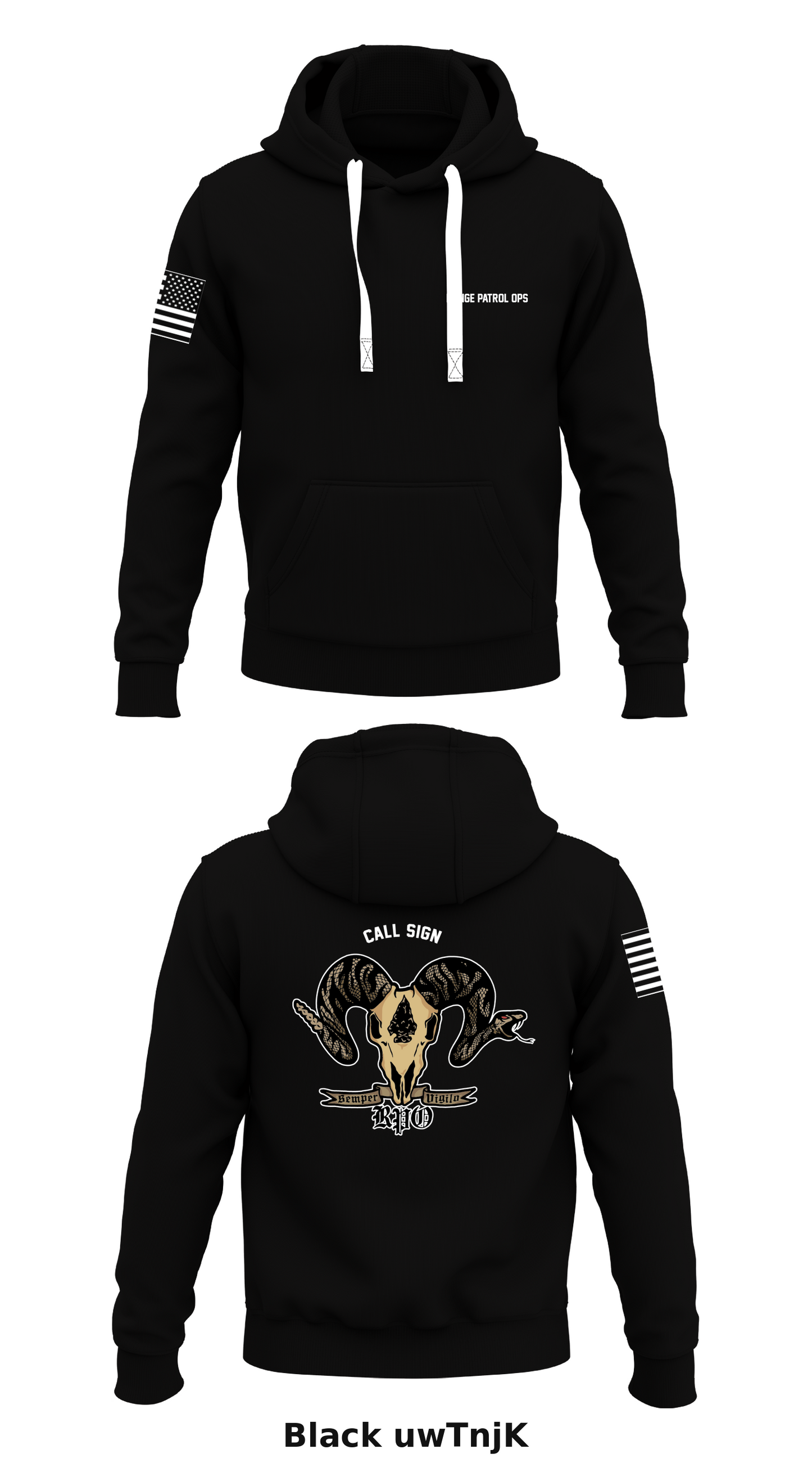 Range Patrol Operations Store 1 Core Men's Hooded Performance Sweatshirt - uwTnjK