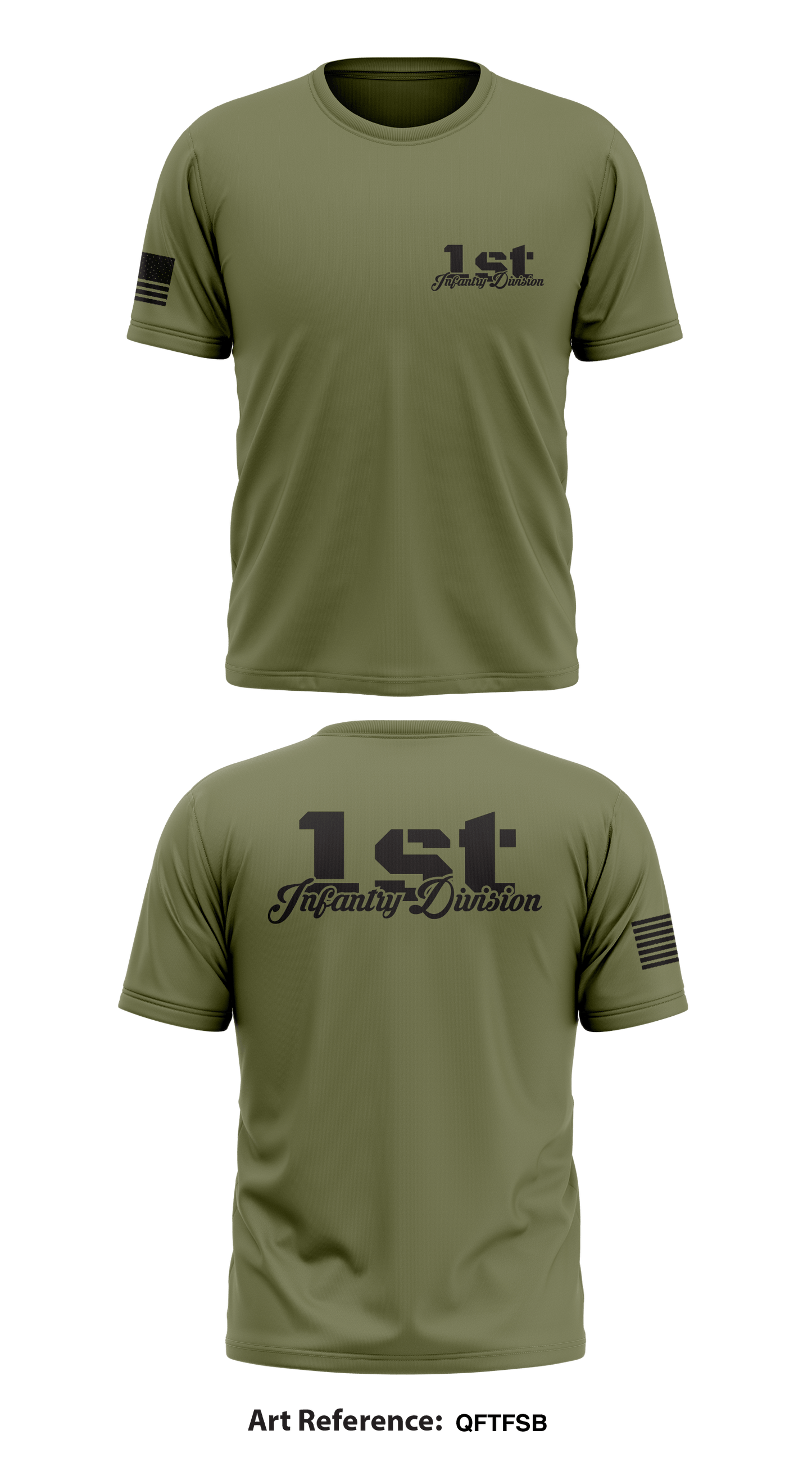 1st Infantry Division Store 1 Core Men's SS Performance Tee - qftfSB