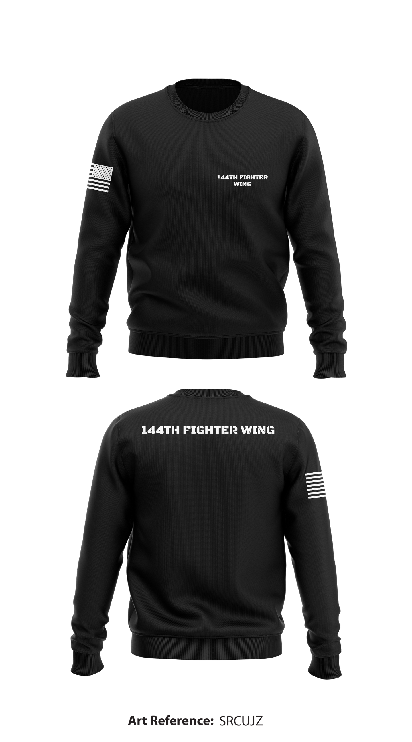 144th fighter wing Store 1 Core Men's Crewneck Performance Sweatshirt - sRcuJZ