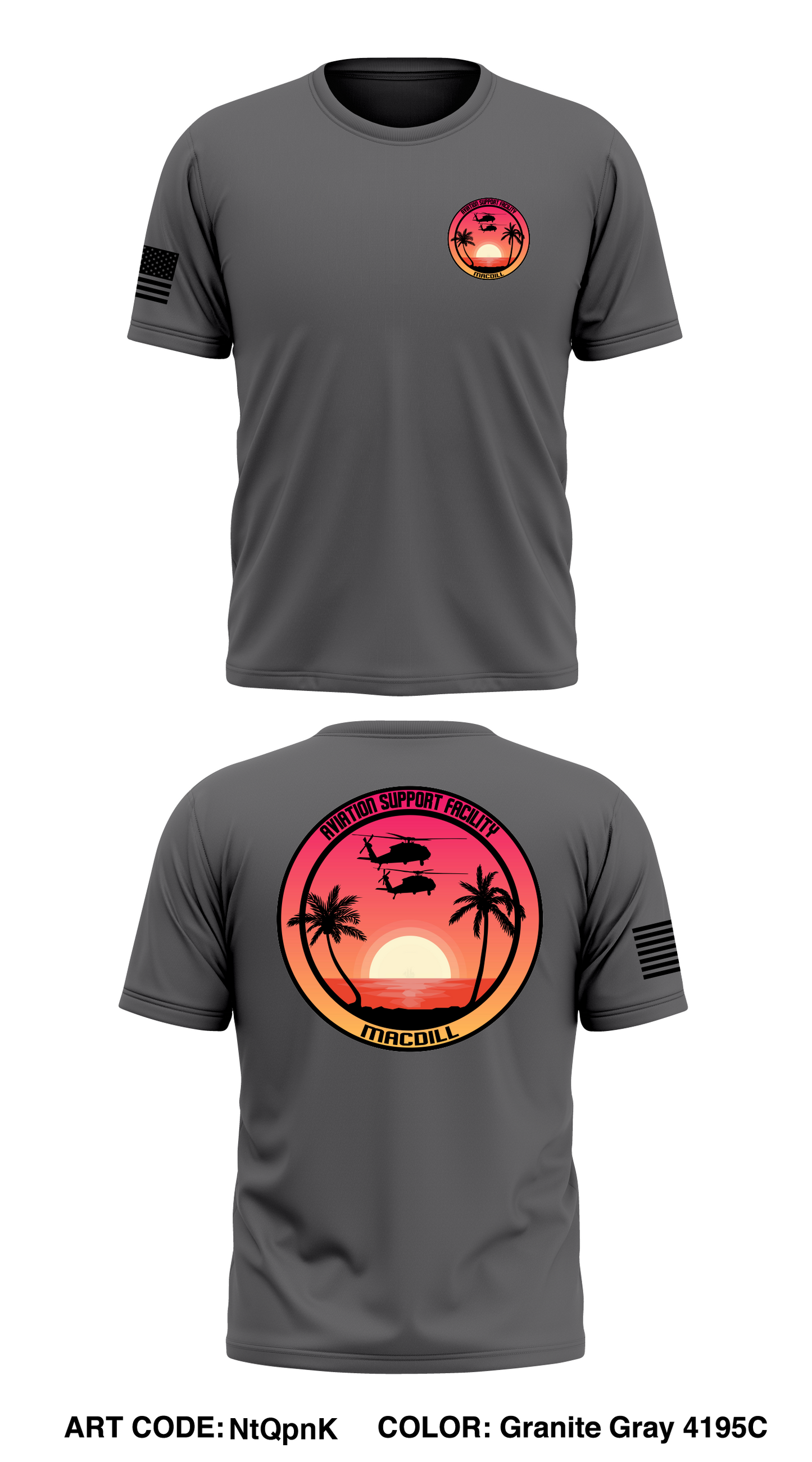 ASF MacDill Store 1 Core Men's SS Performance Tee - NtQpnK