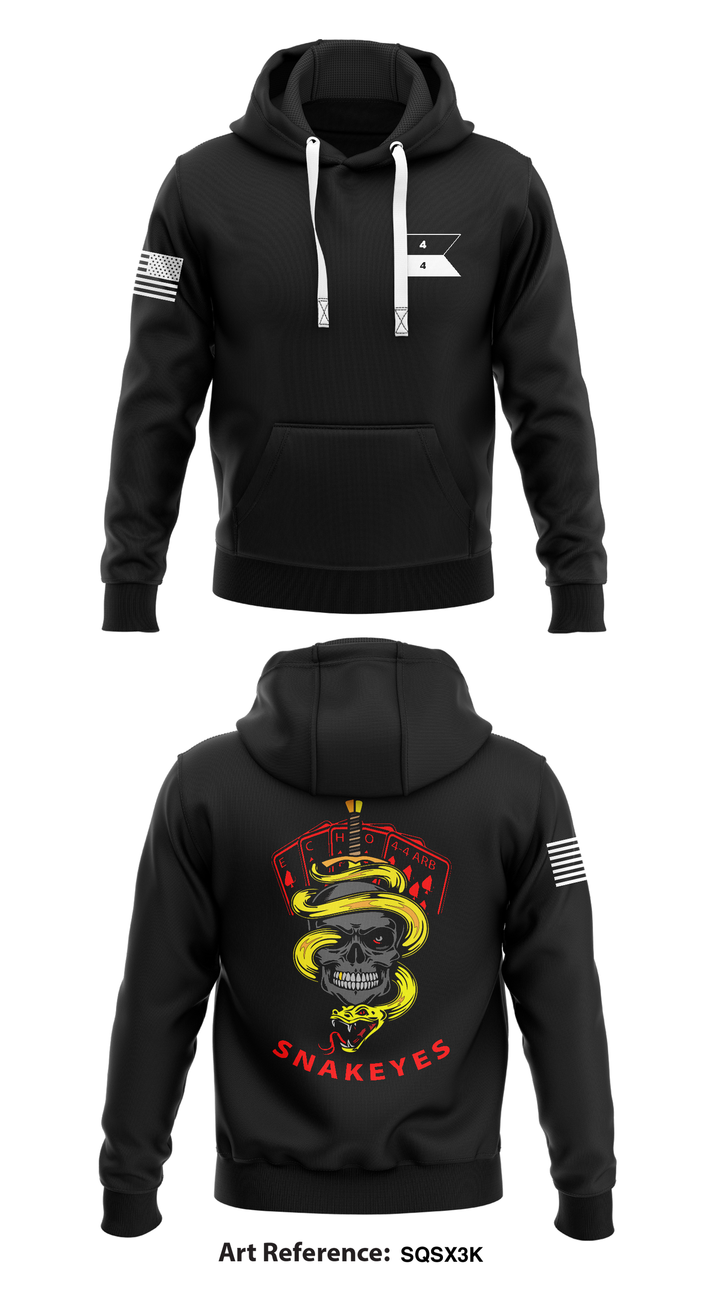 SNAKEYES Store 1 Core Men's Hooded Performance Sweatshirt - sQsX3K
