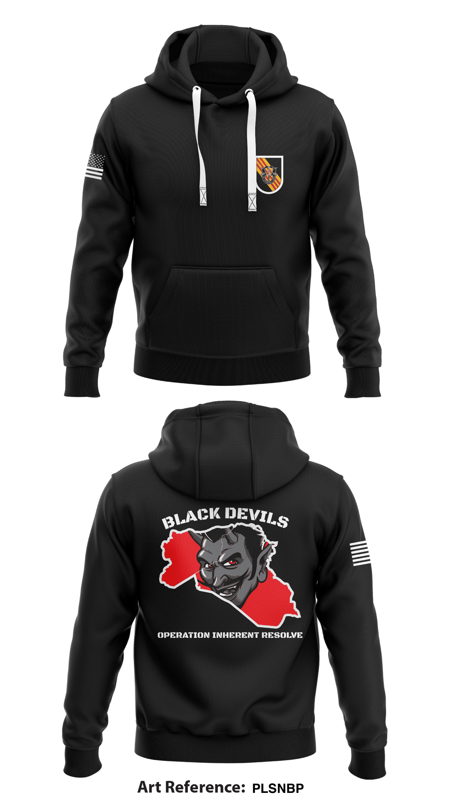 5th Special Forces Group (A) Store 1 Core Men's Hooded Performance Sweatshirt - PlsNBp