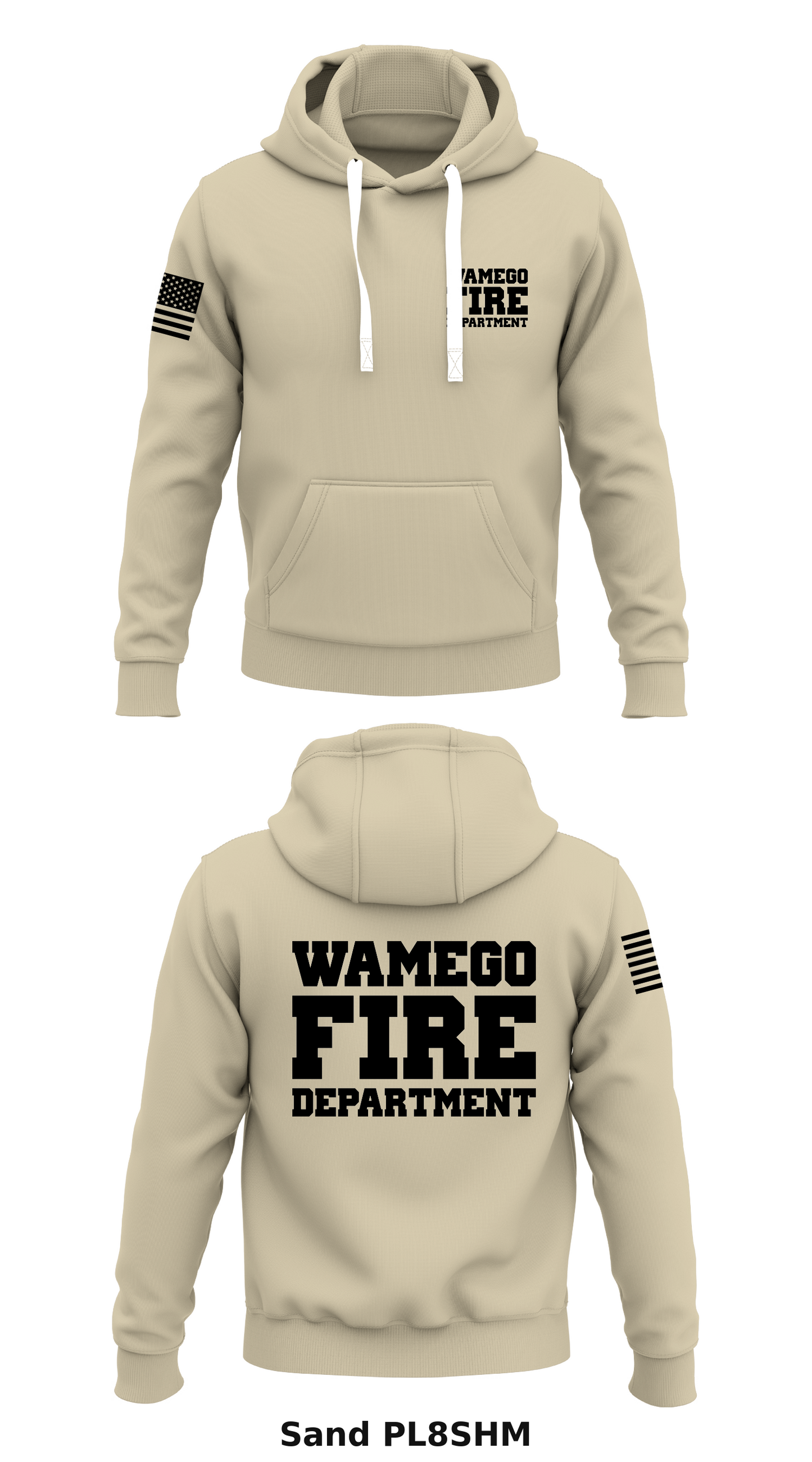 Wamego Fire Dept. Store 1 Core Men's Hooded Performance Sweatshirt - PL8SHM