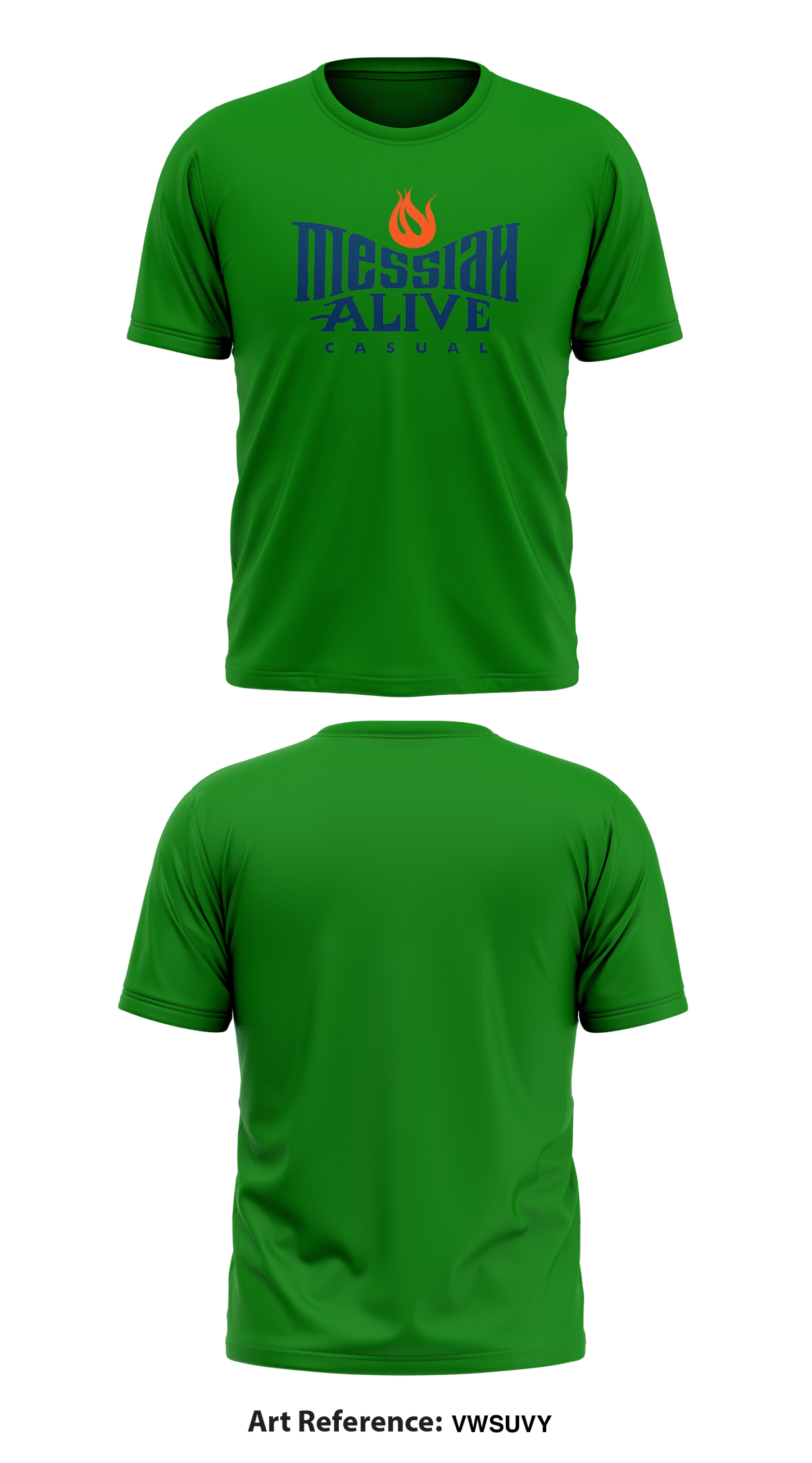 Messiah Alive Store 1 Core Men's SS Performance Tee - vWsuVY