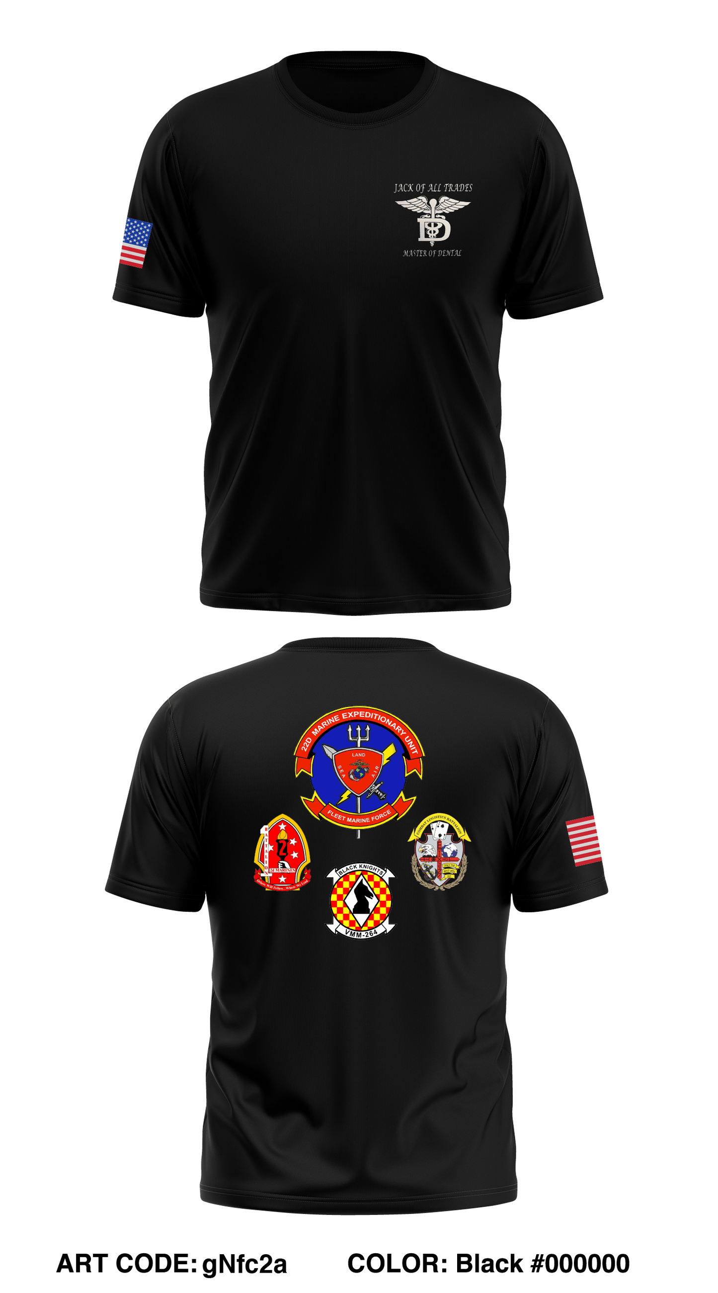 22 MEU Store 1 Core Men's SS Performance Tee - gNfc2a