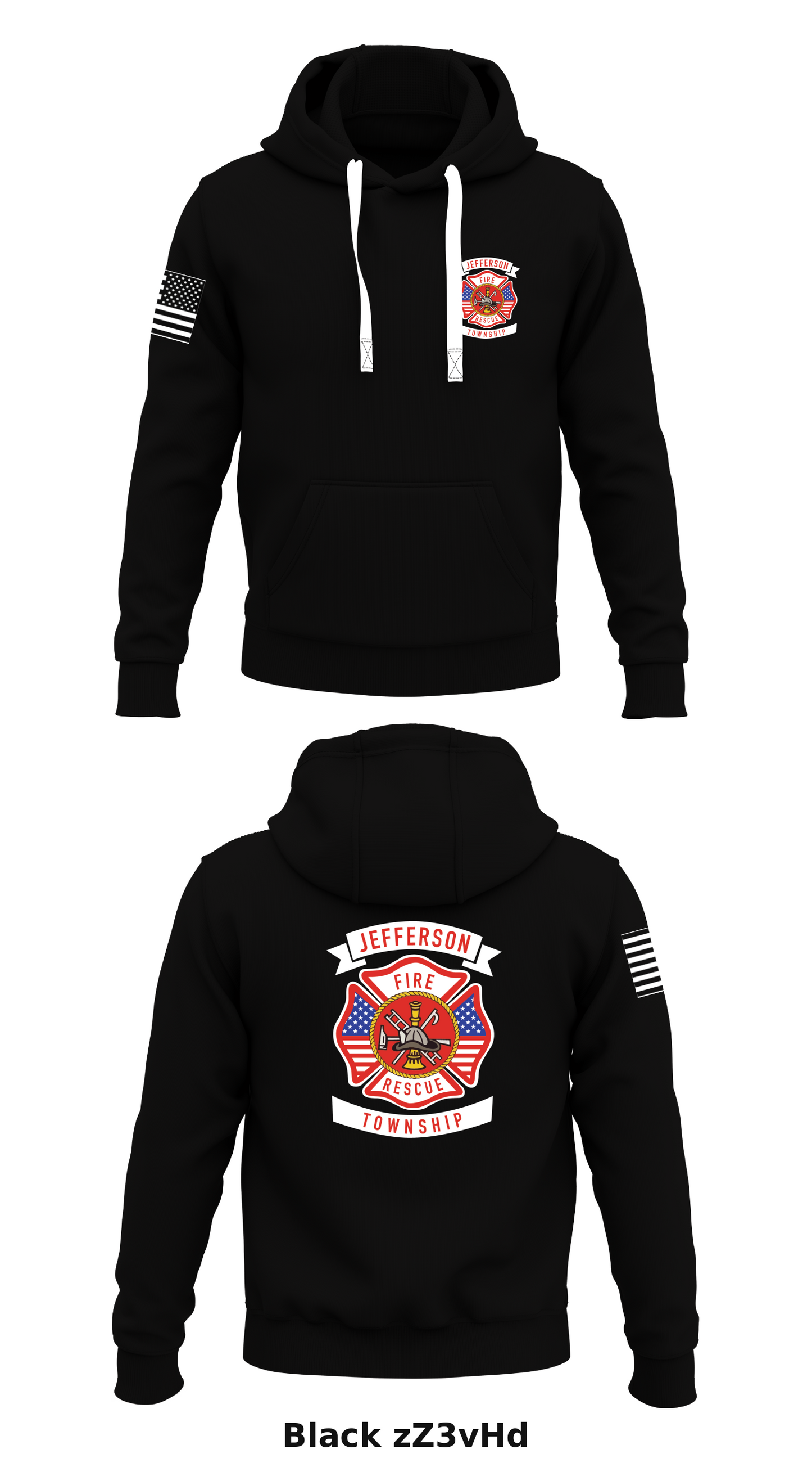 Jefferson twp fire dept Store 1 Core Men's Hooded Performance Sweatshirt - zZ3vHd