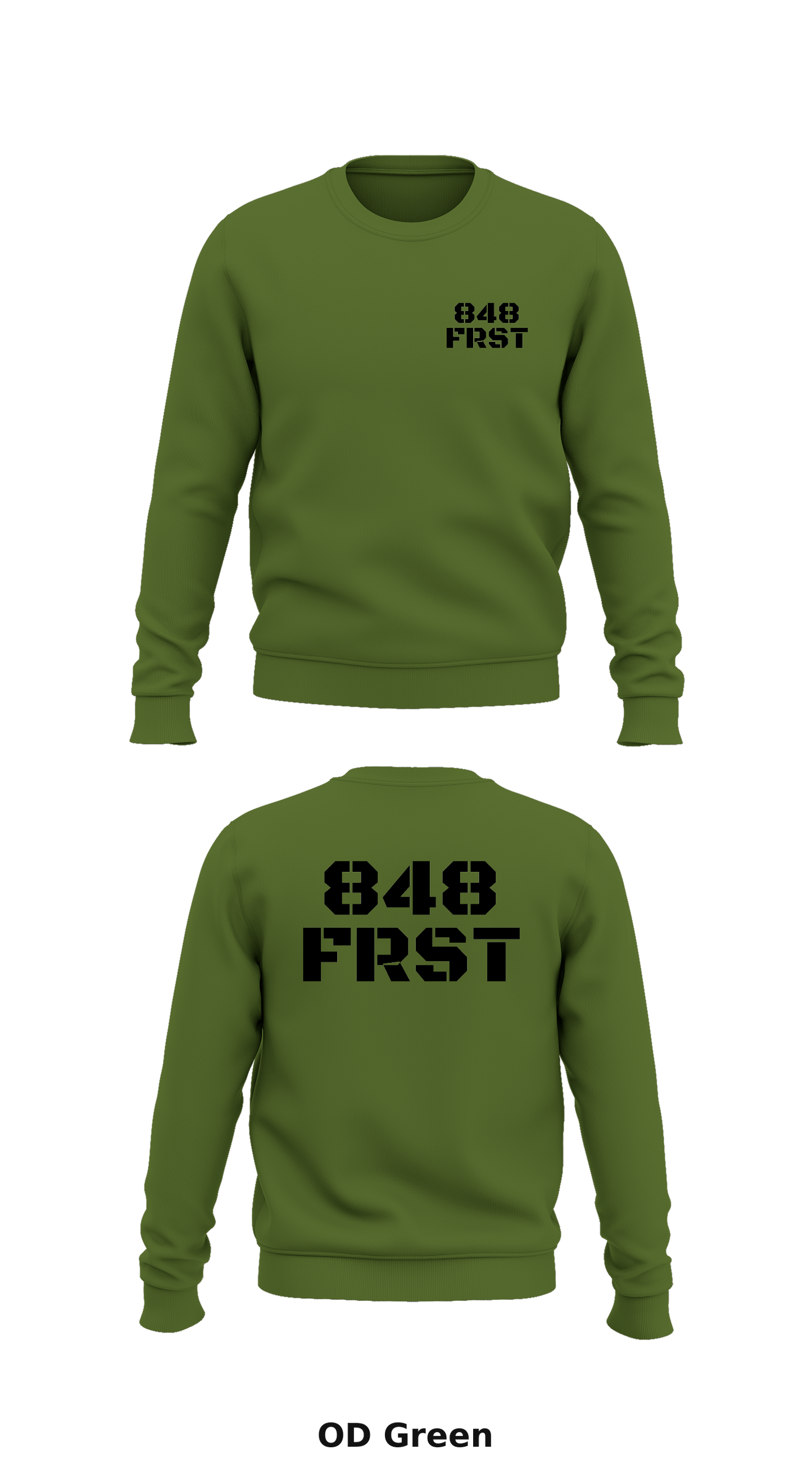 848 FRST Store 1 Core Men's Crewneck Performance Sweatshirt - 65288177985