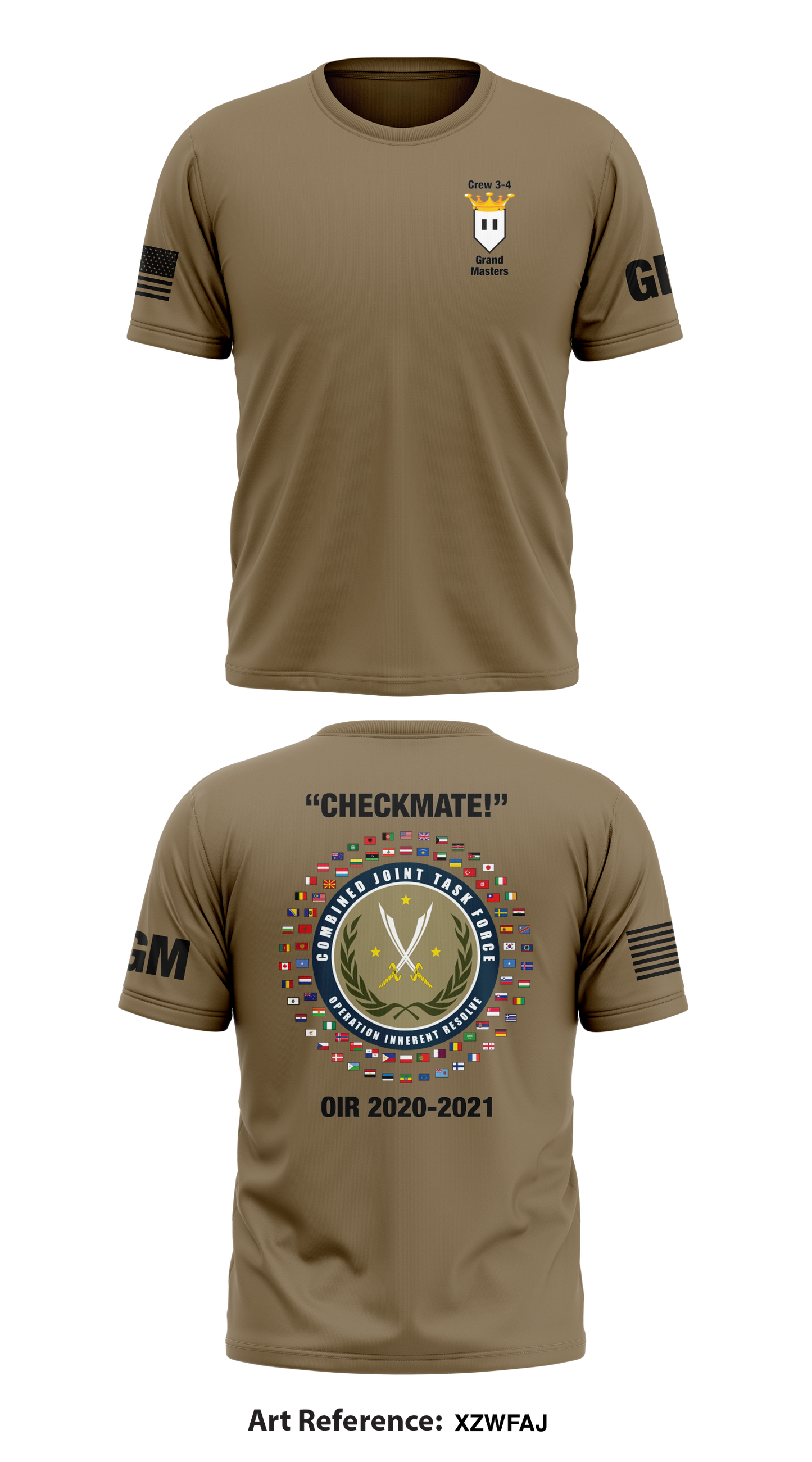 Crew 34, DET 3, 1st Space BDE Store 1 Core Men's SS Performance Tee - xzwFaj