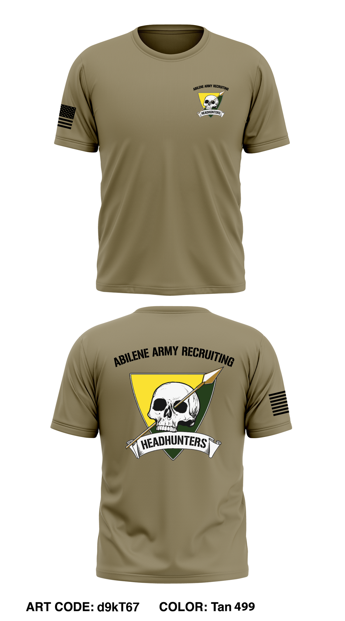 Abilene Army Recruiting Core Men's SS Performance Tee - d9kT67