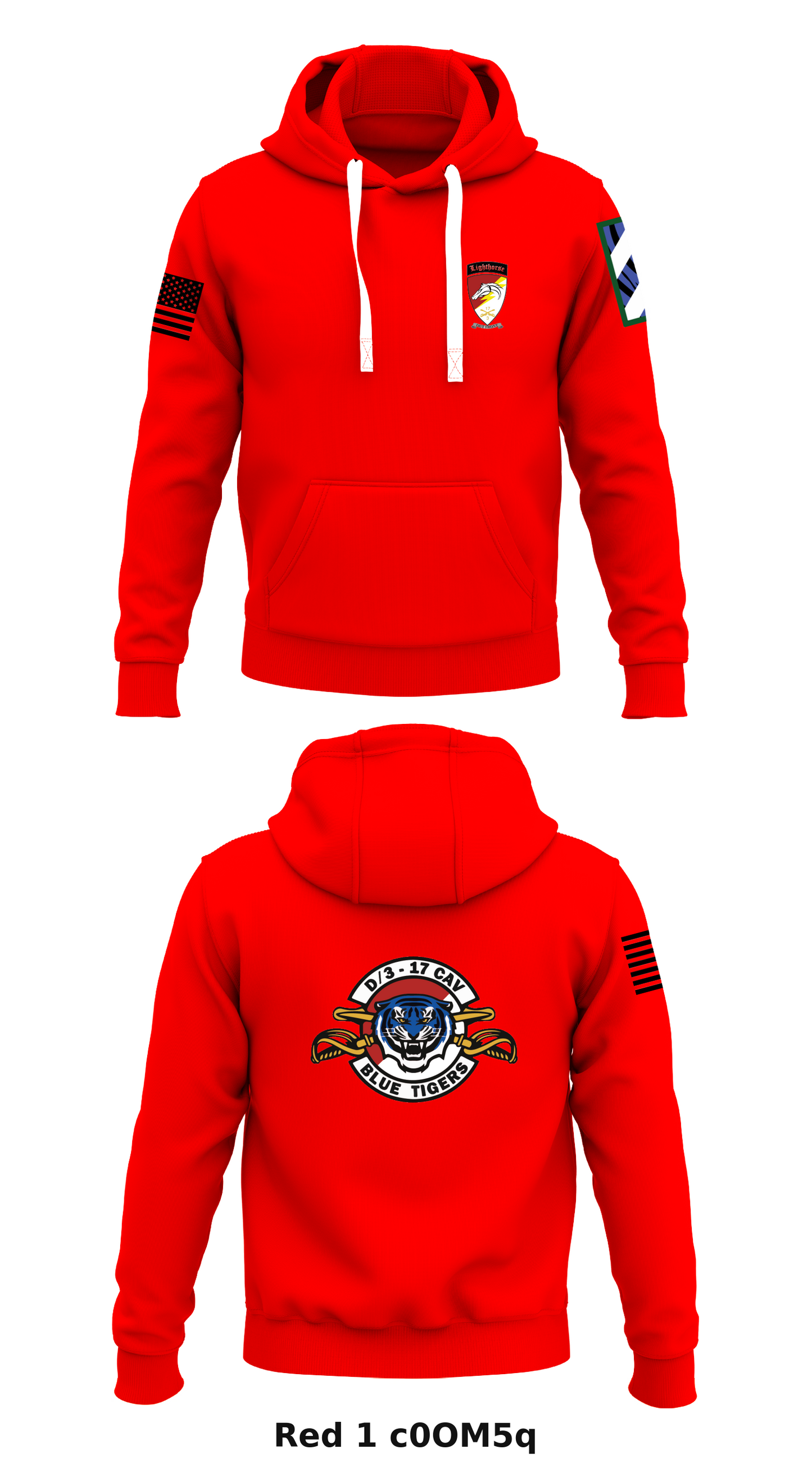 D Troop 3-17 CAV Store 1 Core Men's Hooded Performance Sweatshirt - c0OM5q