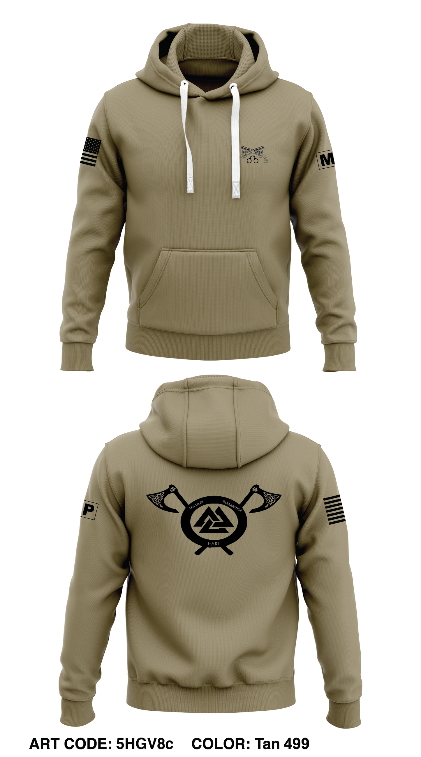 HARII squad Store 1 Core Men's Hooded Performance Sweatshirt - 5HGV8c