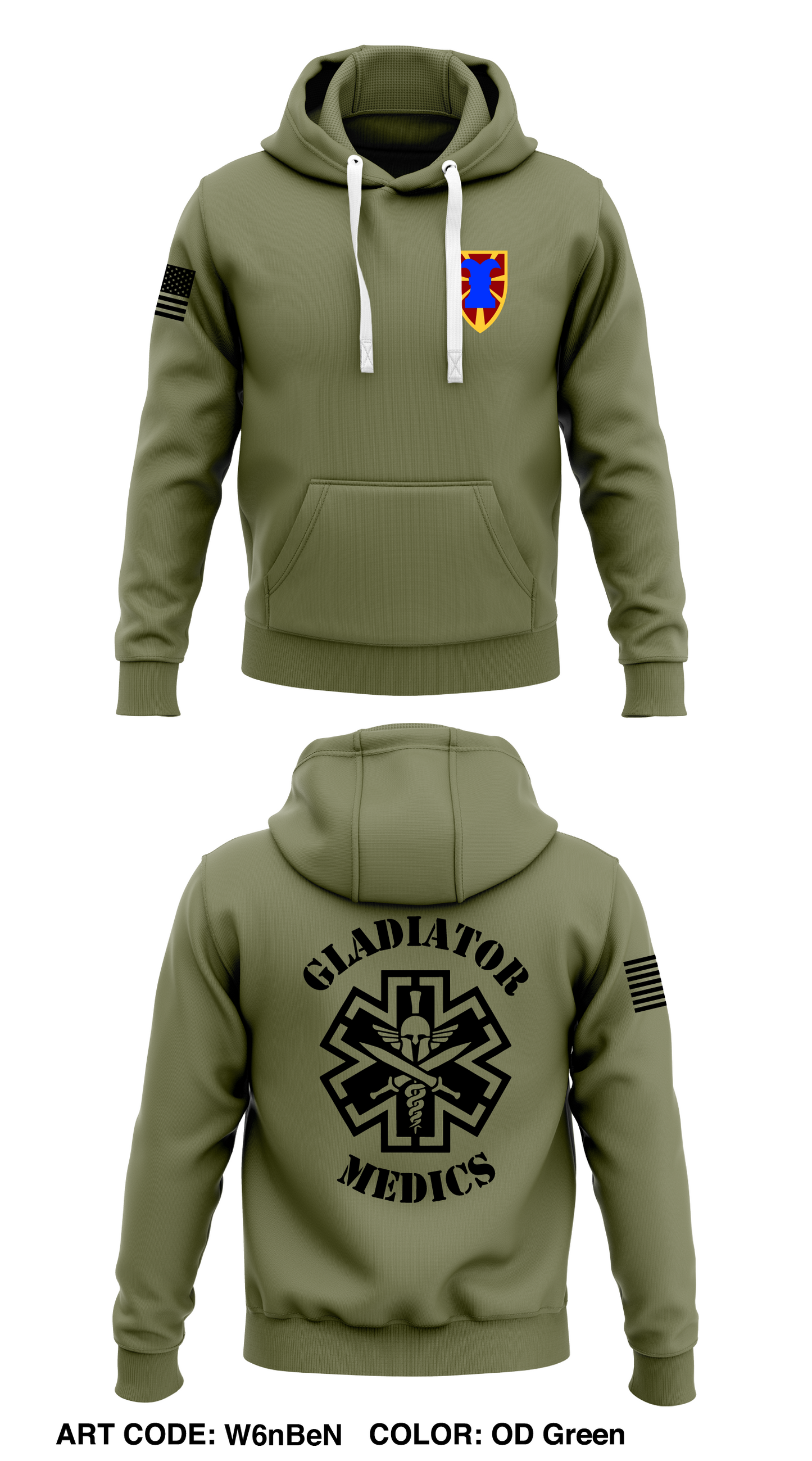 Medics, HHC, 7 TBX Store 1 Core Men's Hooded Performance Sweatshirt - W6nBeN