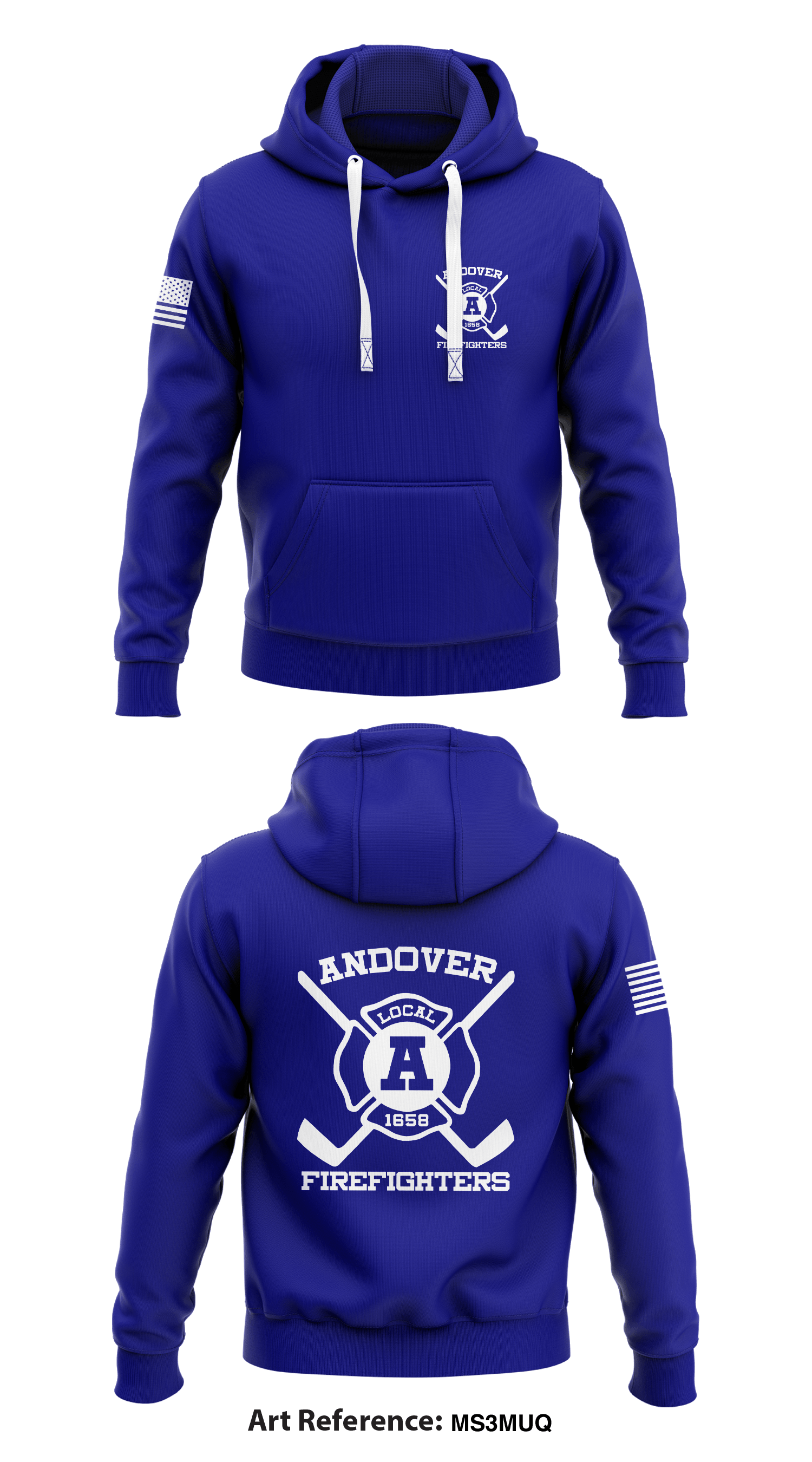 Andover Firefighter Hockey Store 1 Core Men's Hooded Performance