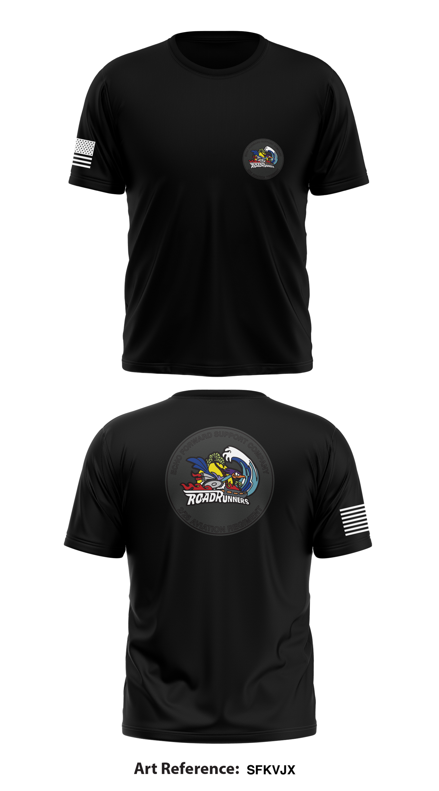 Echo company 2-25 avn Store 1 Core Men's SS Performance Tee - sfKvJX
