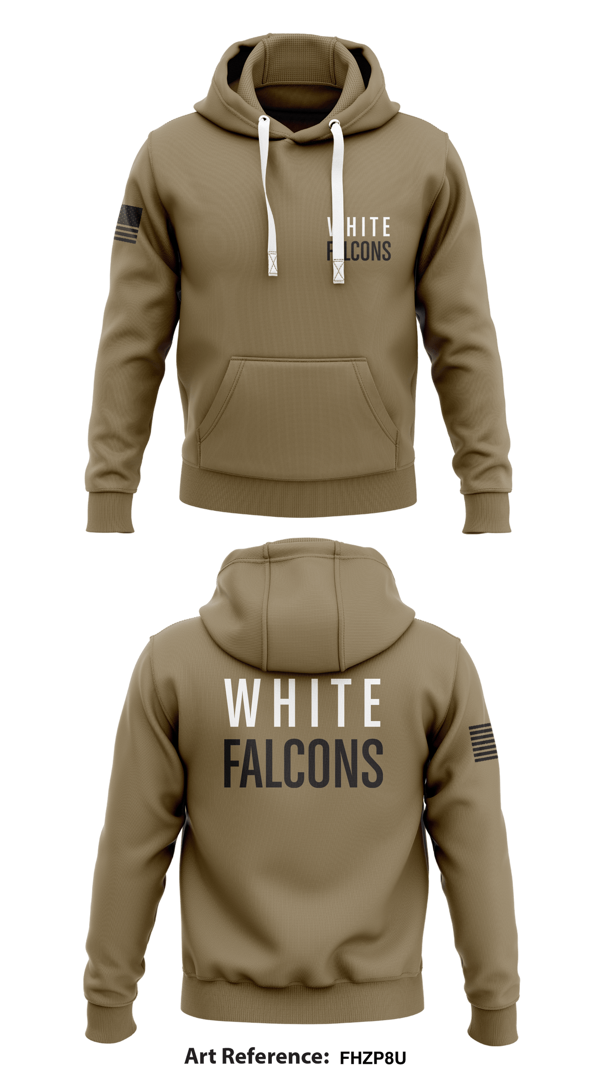White falcons Store 1 Core Men's Hooded Performance Sweatshirt - fhzp8u