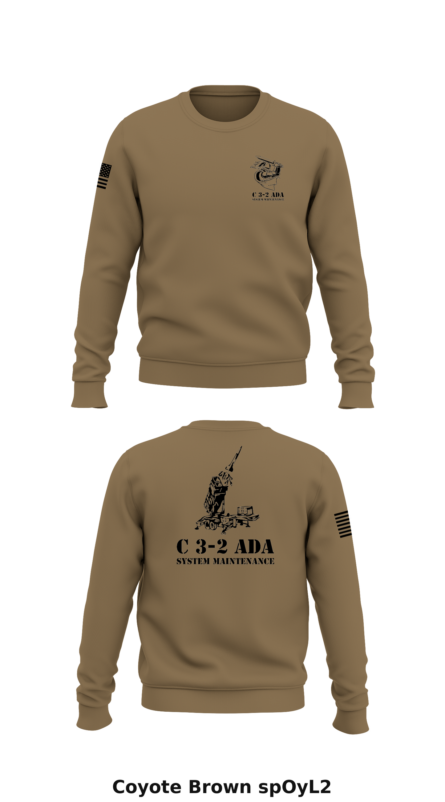 C 3-2 ADA System Maintenance Store 1 Core Men's Crewneck Performance Sweatshirt - spOyL2