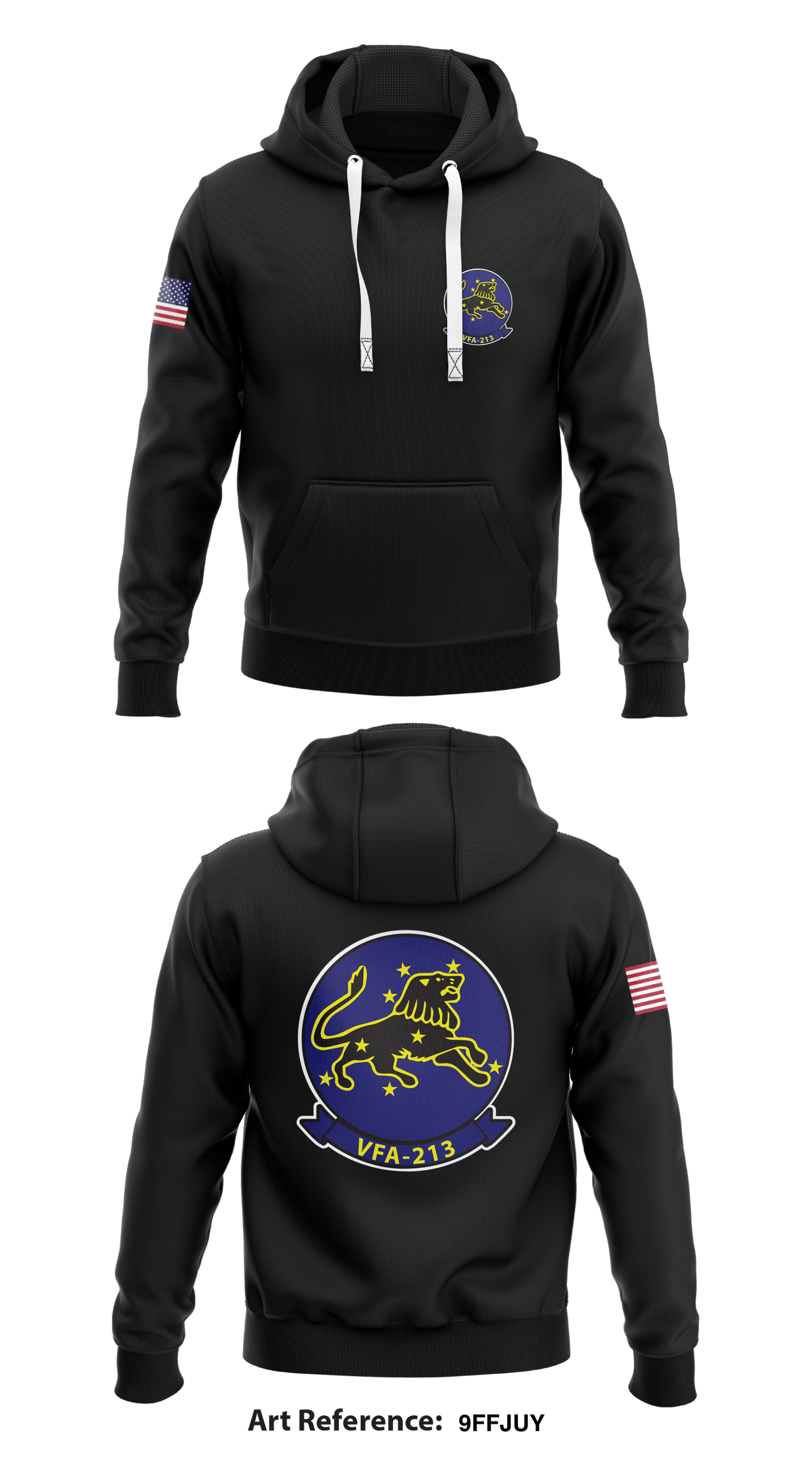 VFA 213 Store 1 Core Men's Hooded Performance Sweatshirt - 9fFJUY