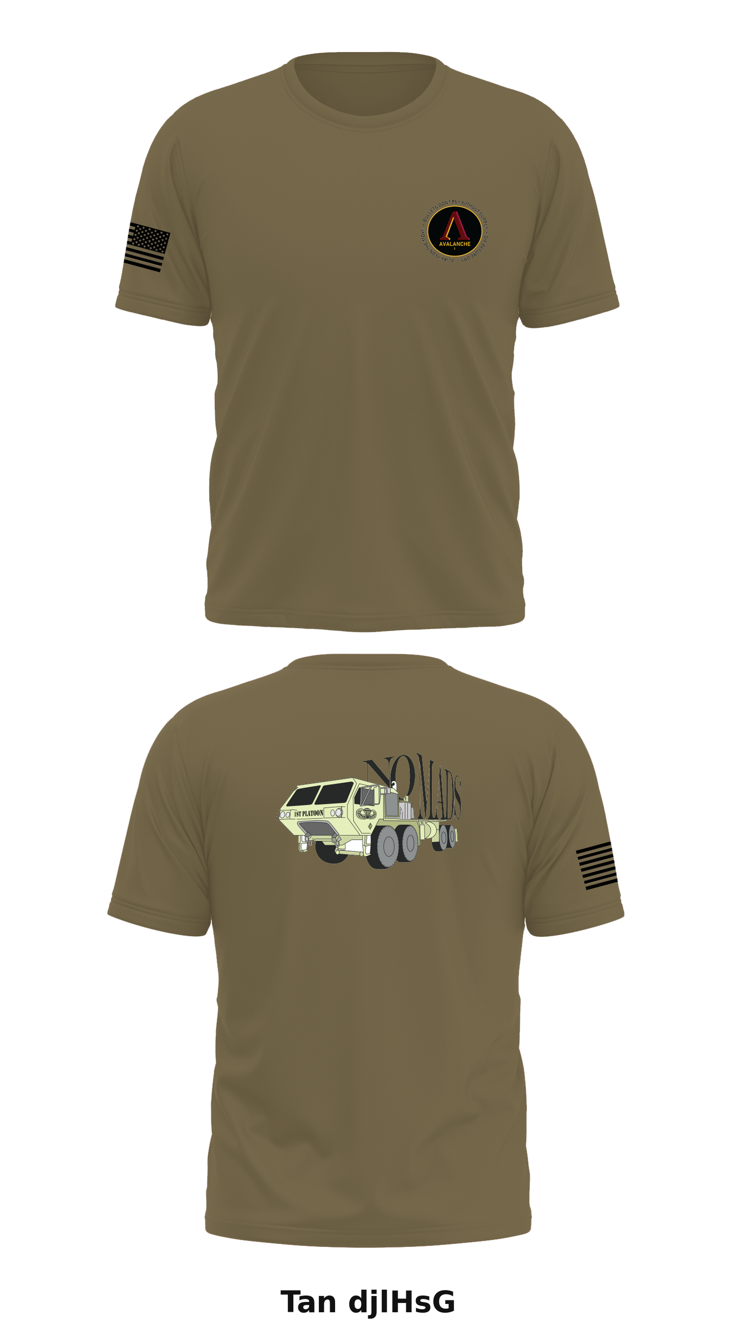 1 PLT, A CO, 725 BSB Store 1 Core Men's SS Performance Tee - djlHsG