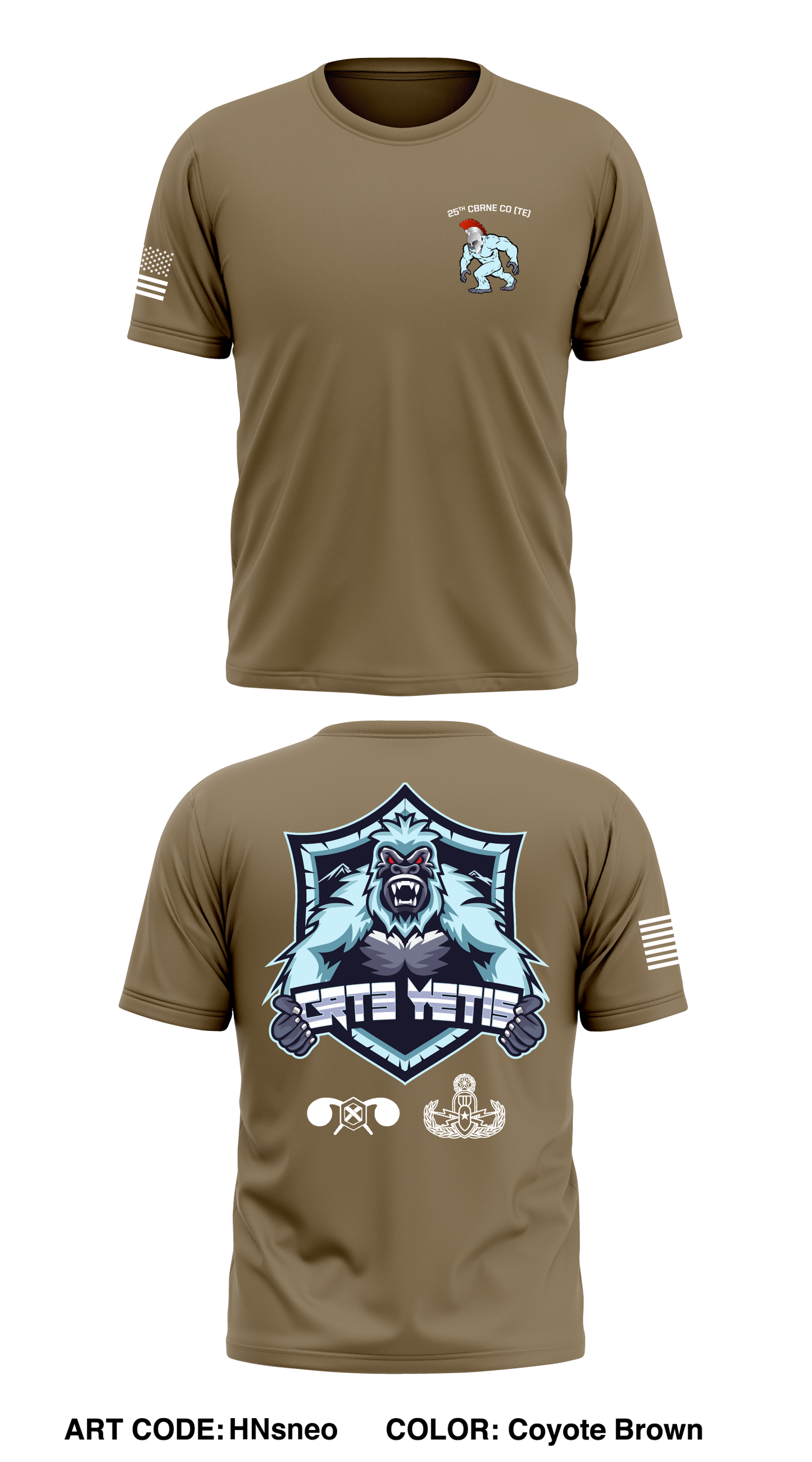 CRT3, 25th CBRNE CO (TE) Store 1 Core Men's SS Performance Tee - HNsneo