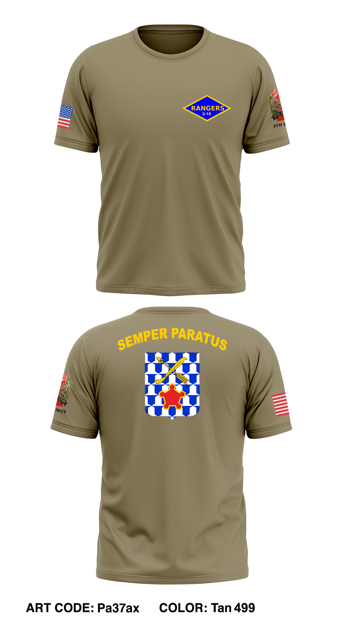 C Co, 2-16 rangers Store 1 Core Men's SS Performance Tee - Pa37ax