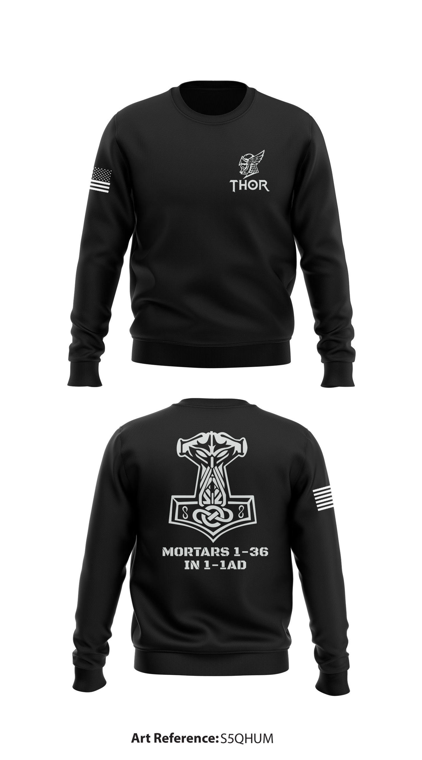 Mortars 1-36 IN 1-1AD Core Men's Crewneck Performance Sweatshirt - s5qHUm